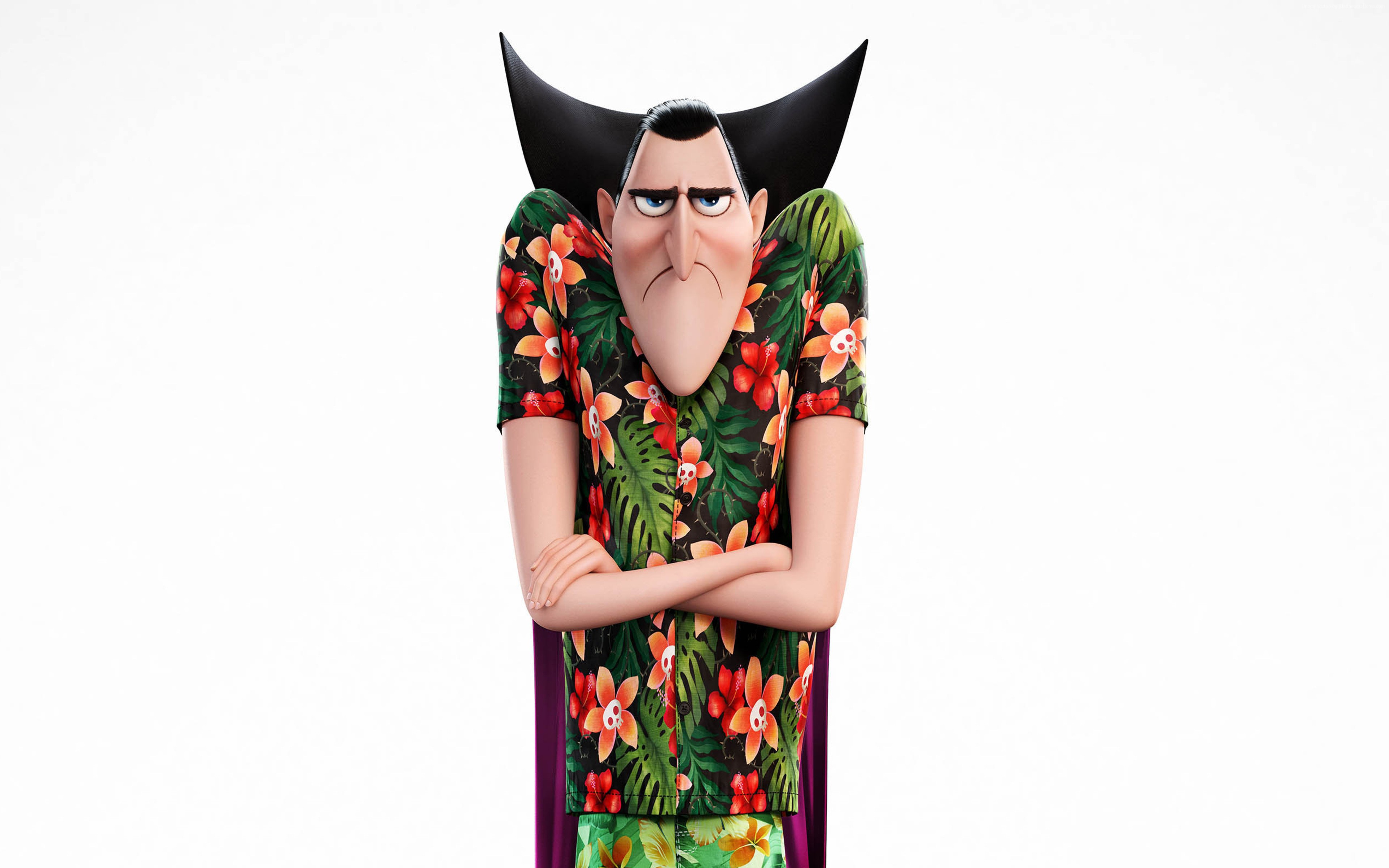 Dracula from Hotel Transylvania 3: Summer Vacation 4K HD Wallpaper