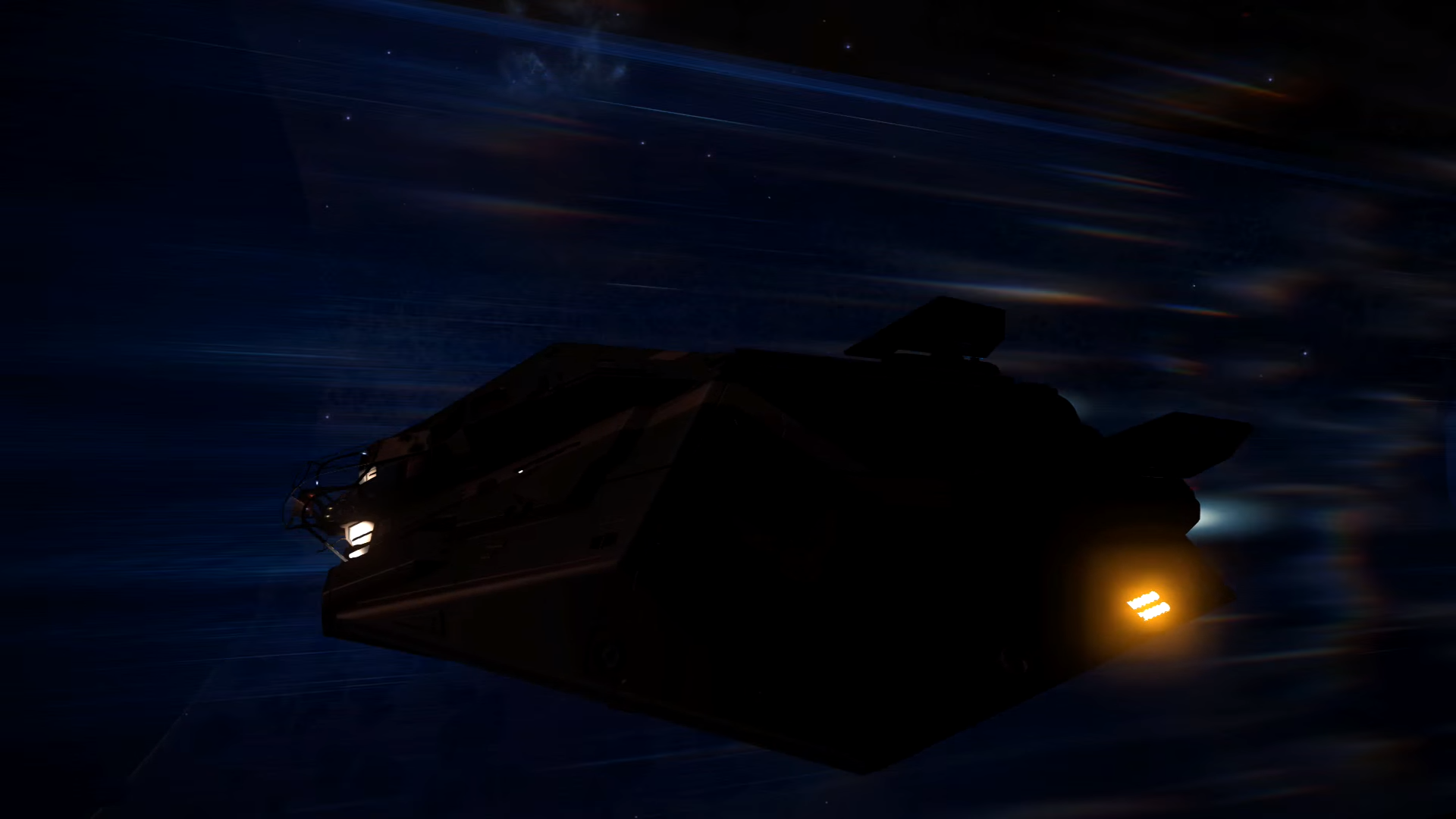 Elite Dangerous spaceship in deep space HD Wallpaper