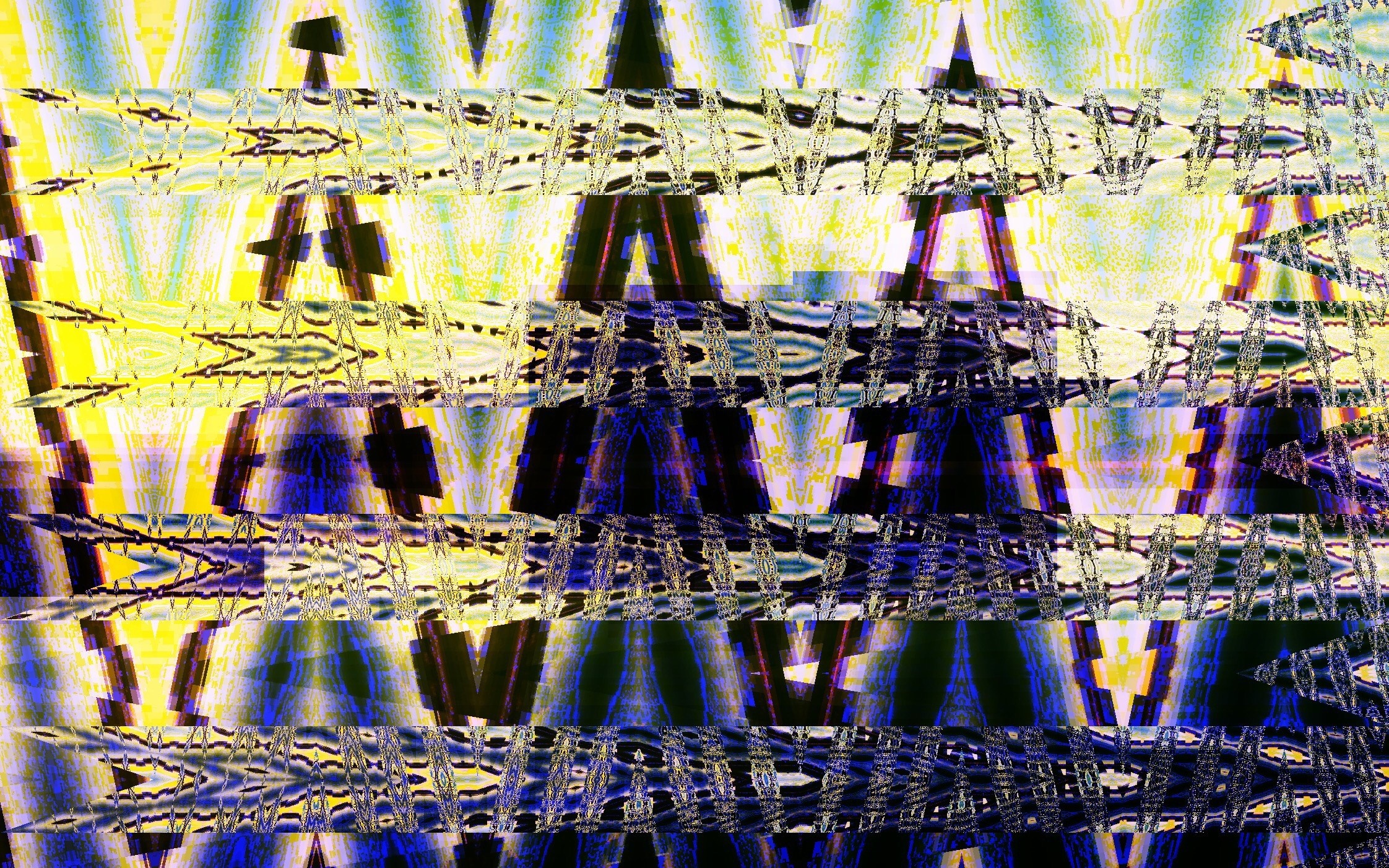Abstract glitch art with geometric patterns HD Wallpaper