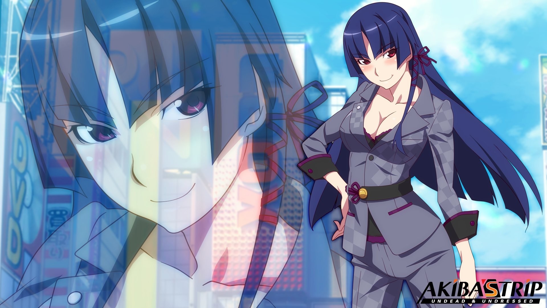 Shion Kasugai from Akiba's Trip: Undead & Undressed HD Wallpaper