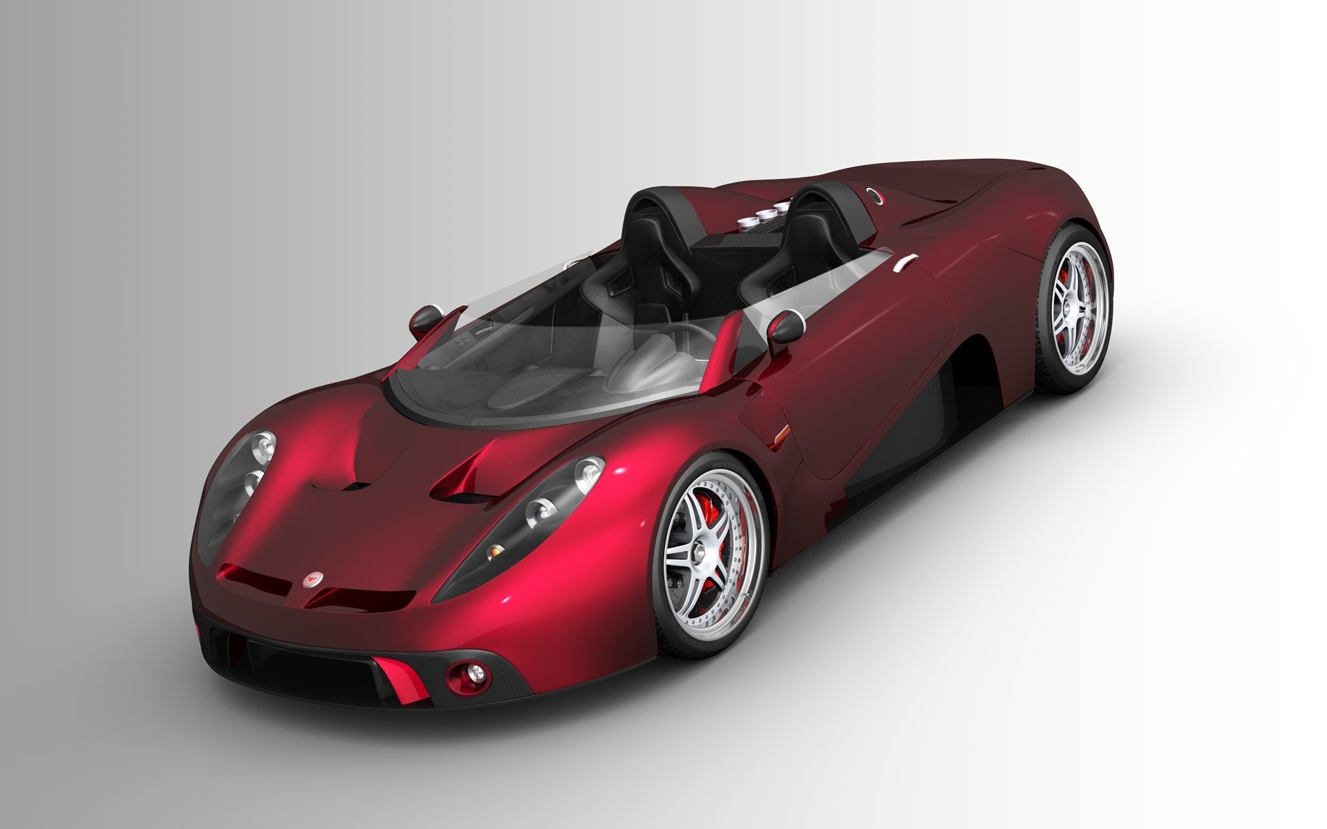 Red sports car HD Wallpaper