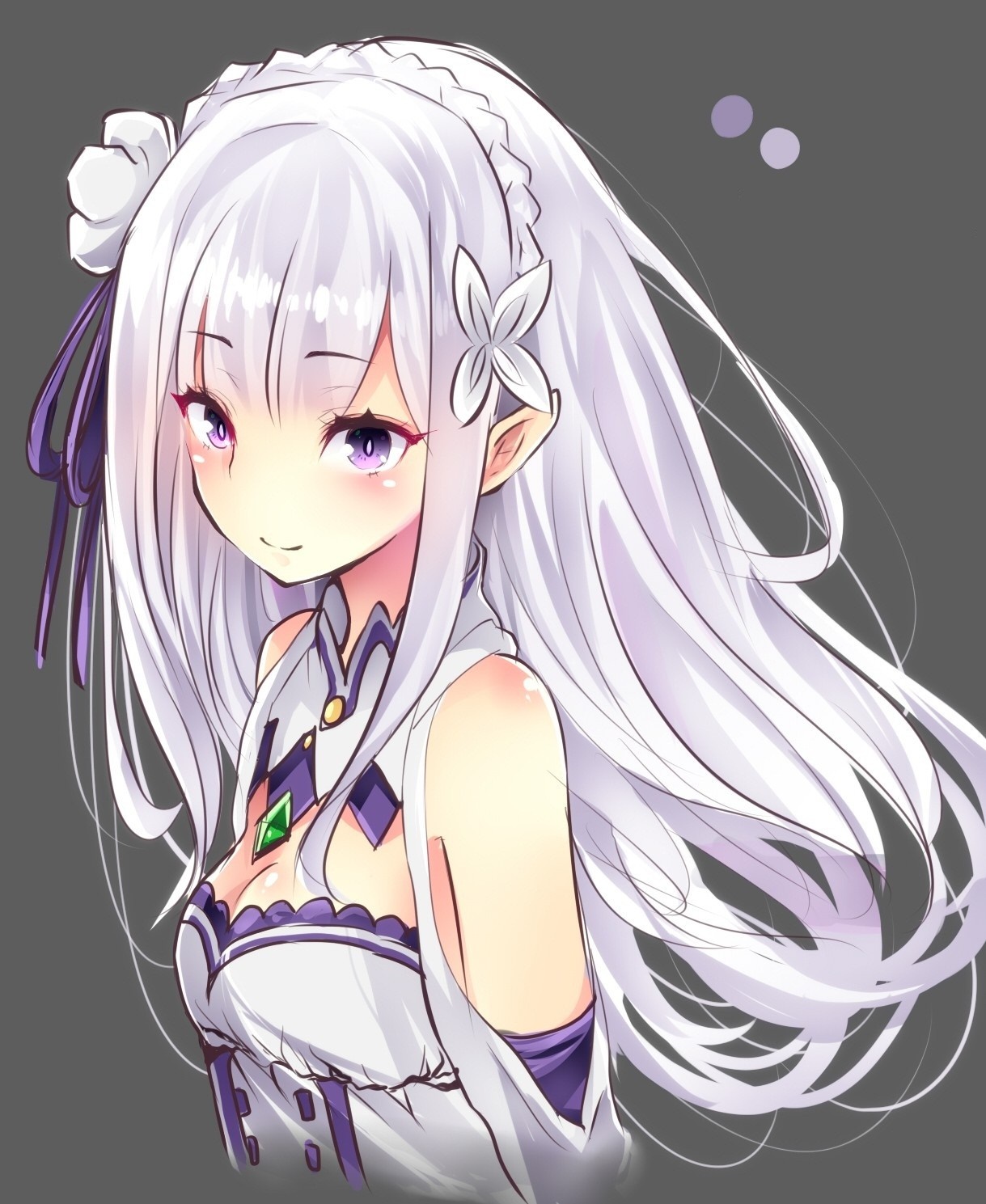 Emilia from Re:Zero HD Wallpaper
