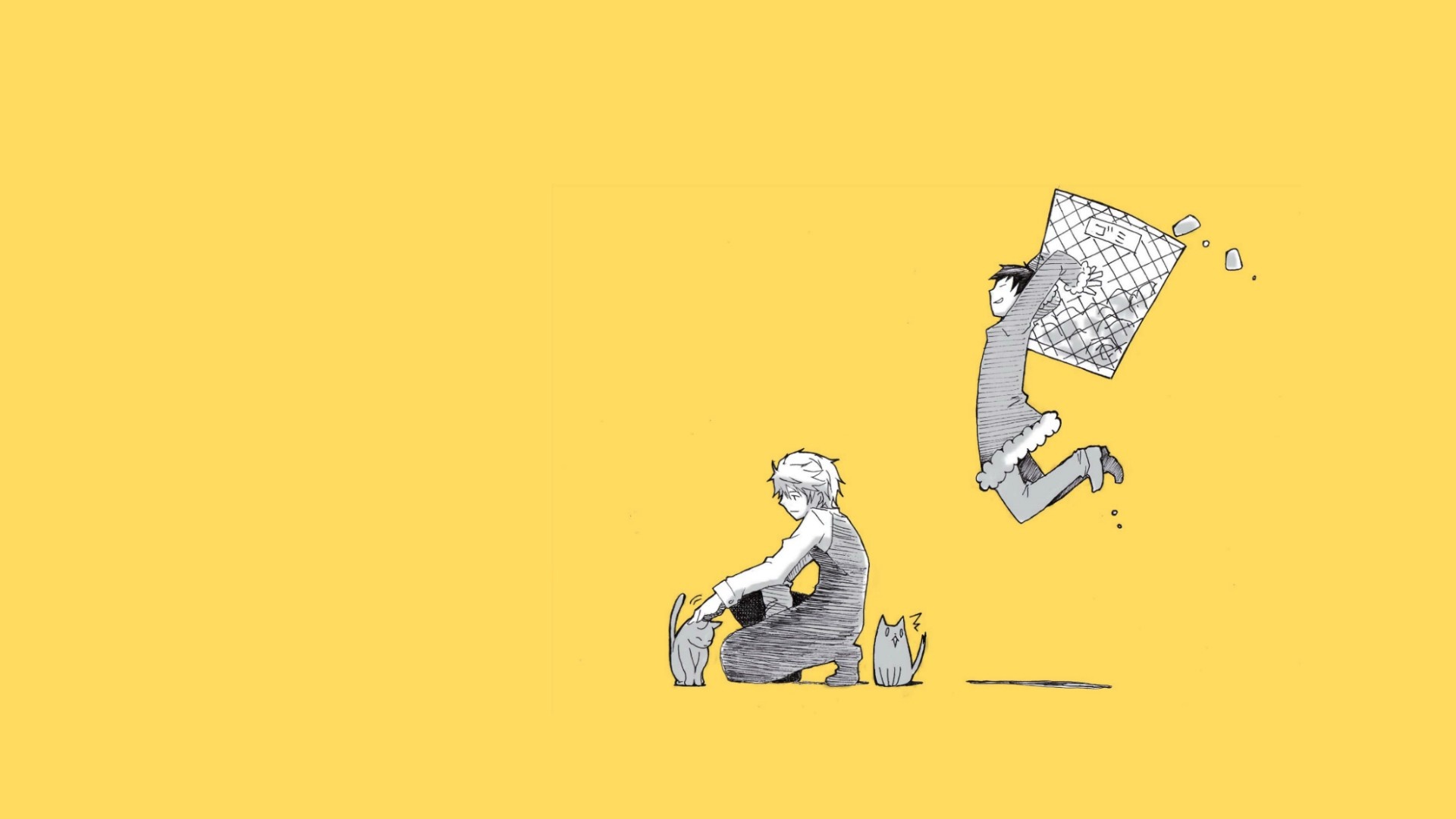 Heiwajima Shizuo and Orihara Izaya from Durarara!! HD Wallpaper