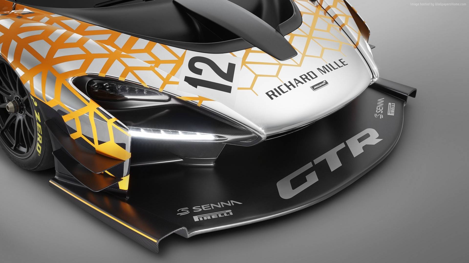 McLaren Senna GTR with number 12 HD Wallpaper