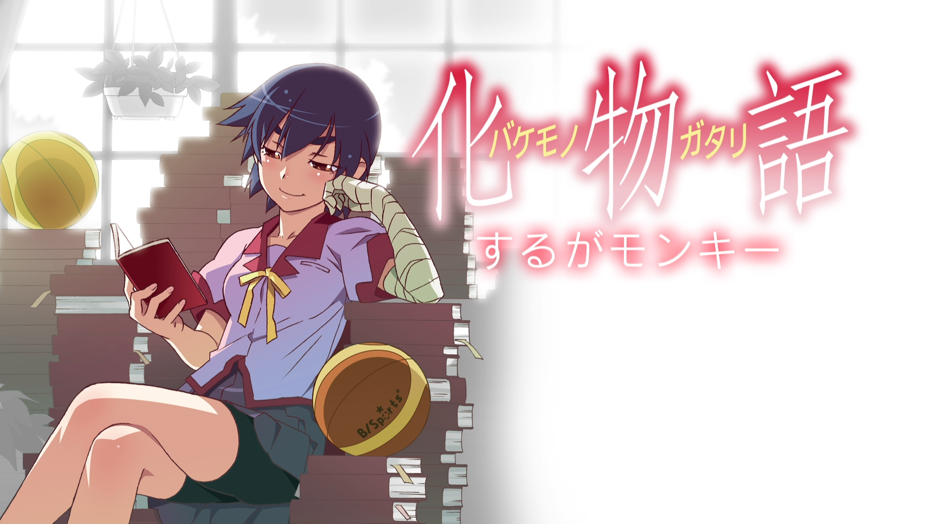 Kanbaru Suruga from Monogatari Series HD Wallpaper