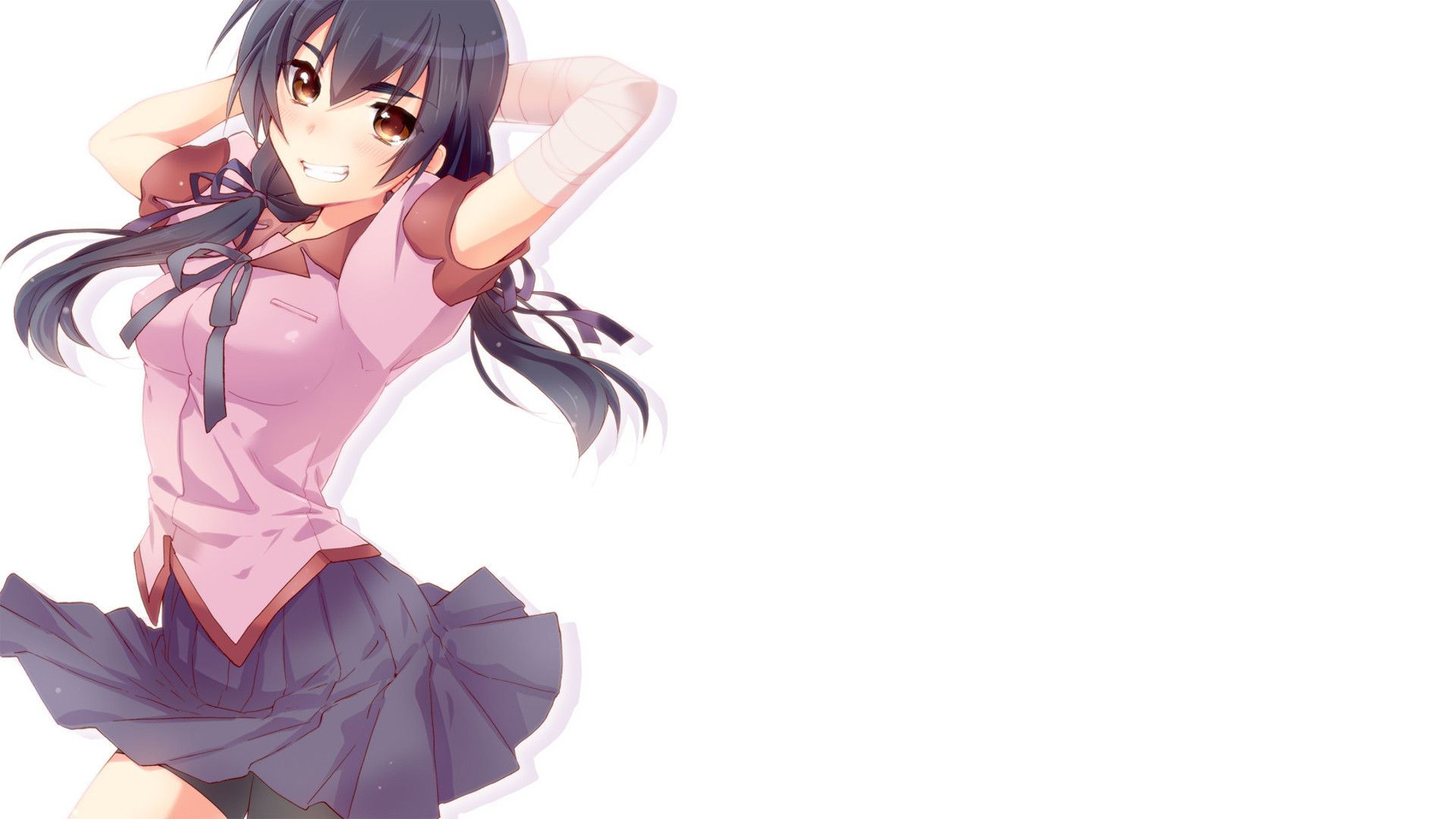 Kanbaru Suruga from Monogatari Series HD Wallpaper