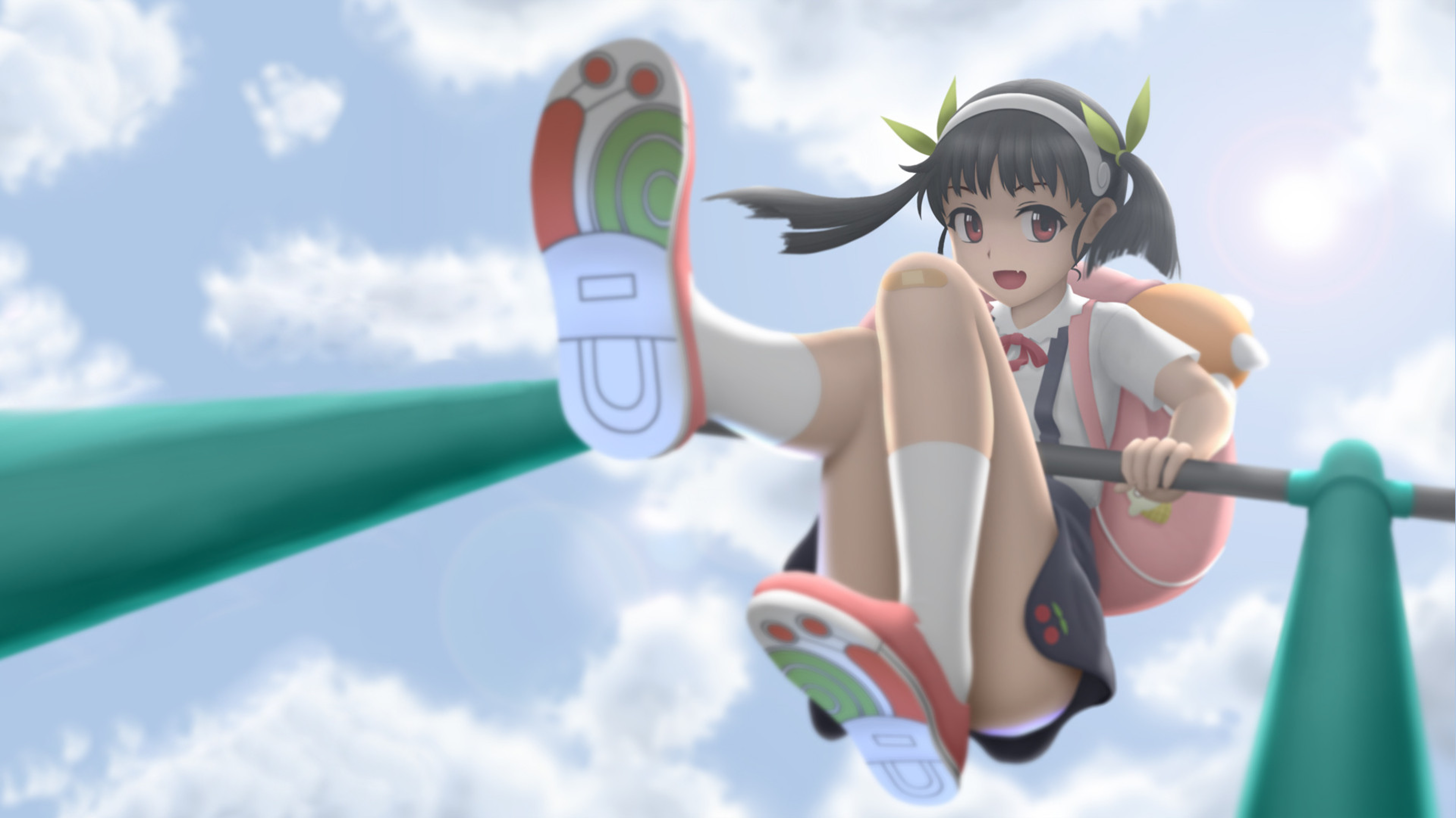 Hachikuji Mayoi from Monogatari Series HD Wallpaper