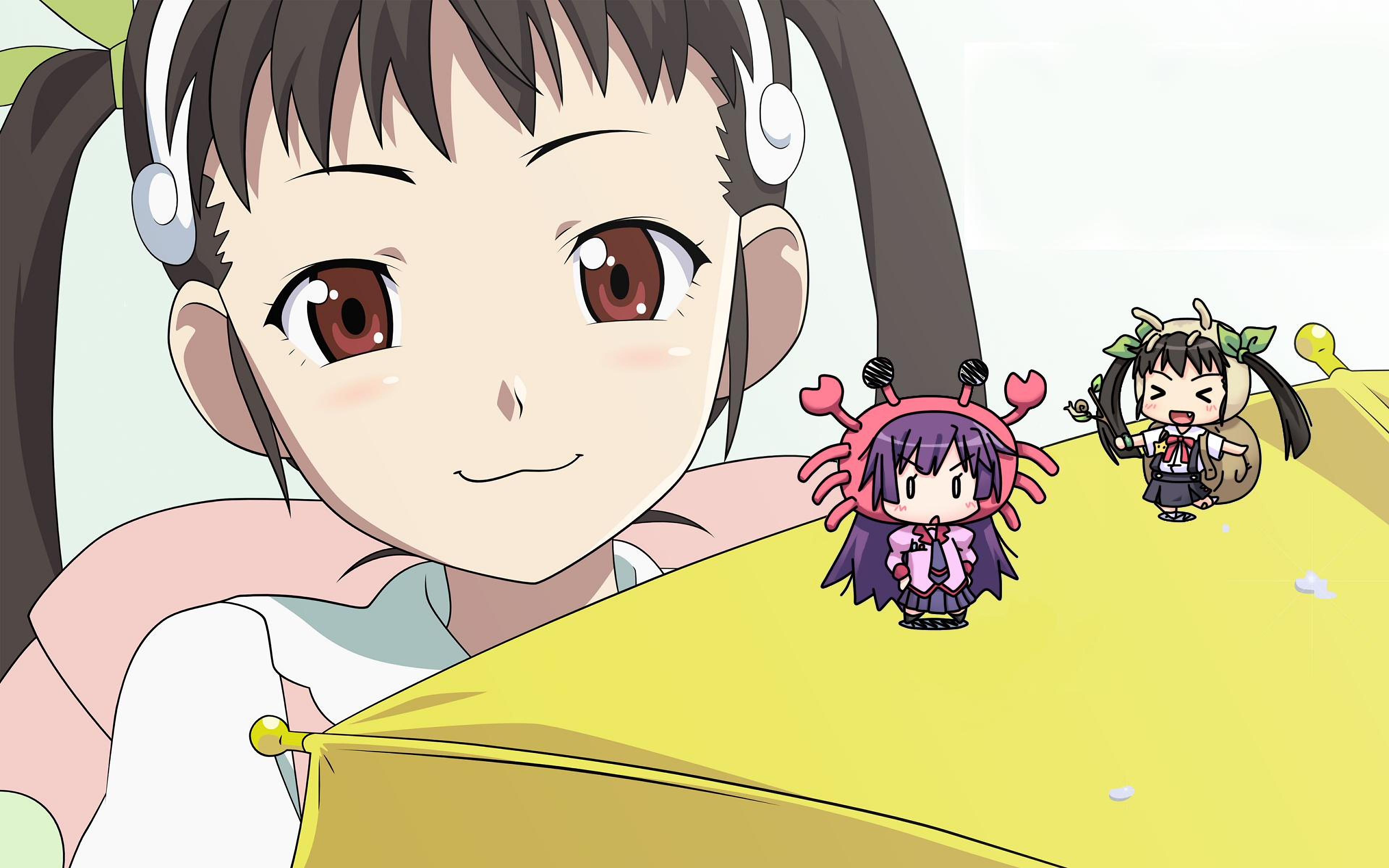 Hitagi Senjougahara and Mayoi Hachikuji from Monogatari Series HD Wallpaper