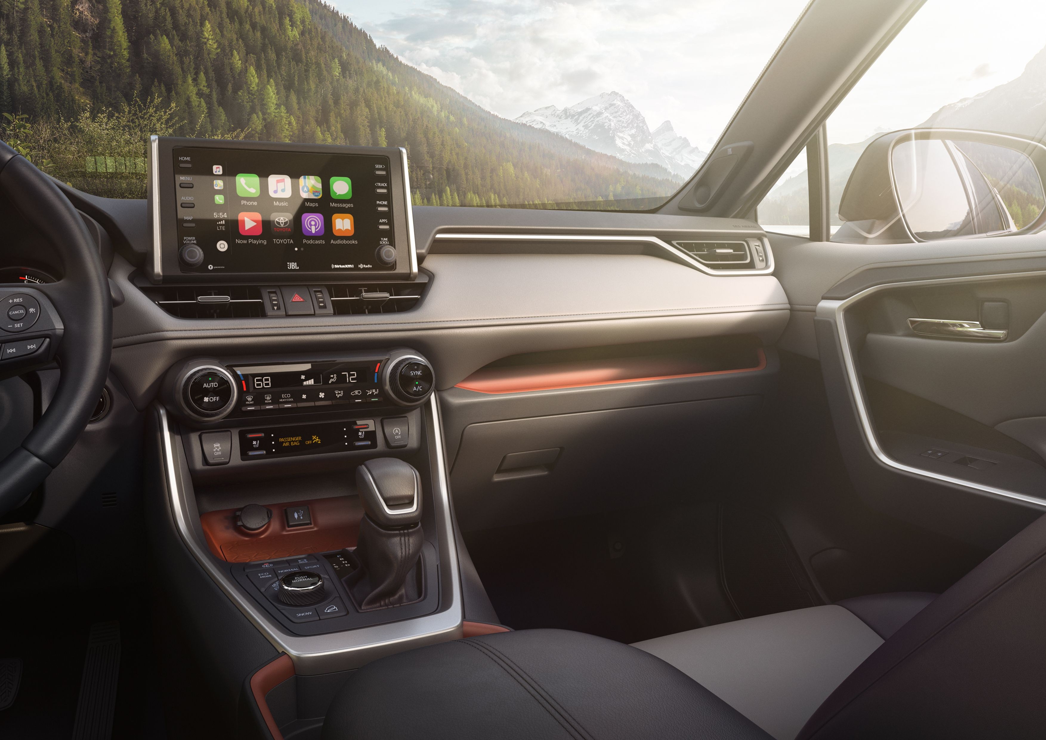 2019 Toyota RAV4 Interior Dashboard HD Wallpaper