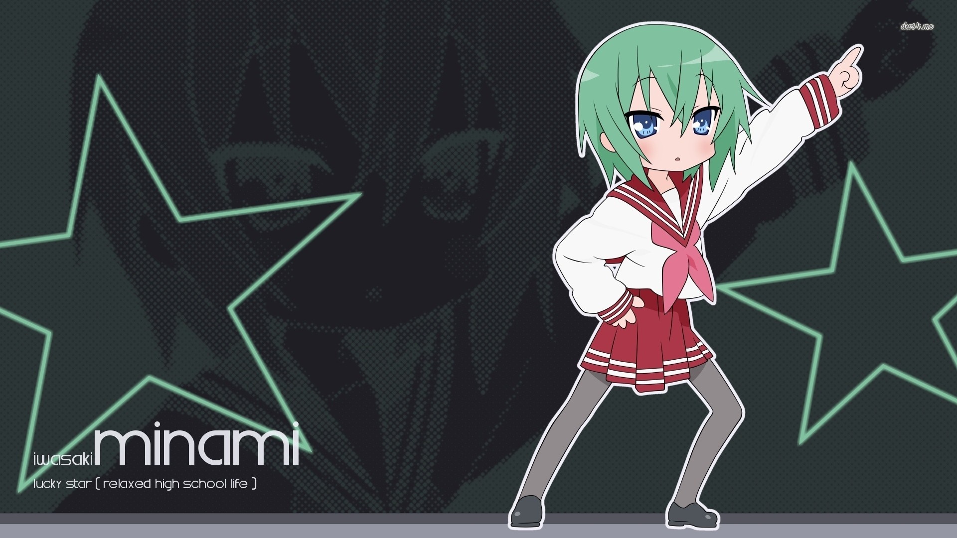 Minami Iwasaki from Lucky Star HD Wallpaper