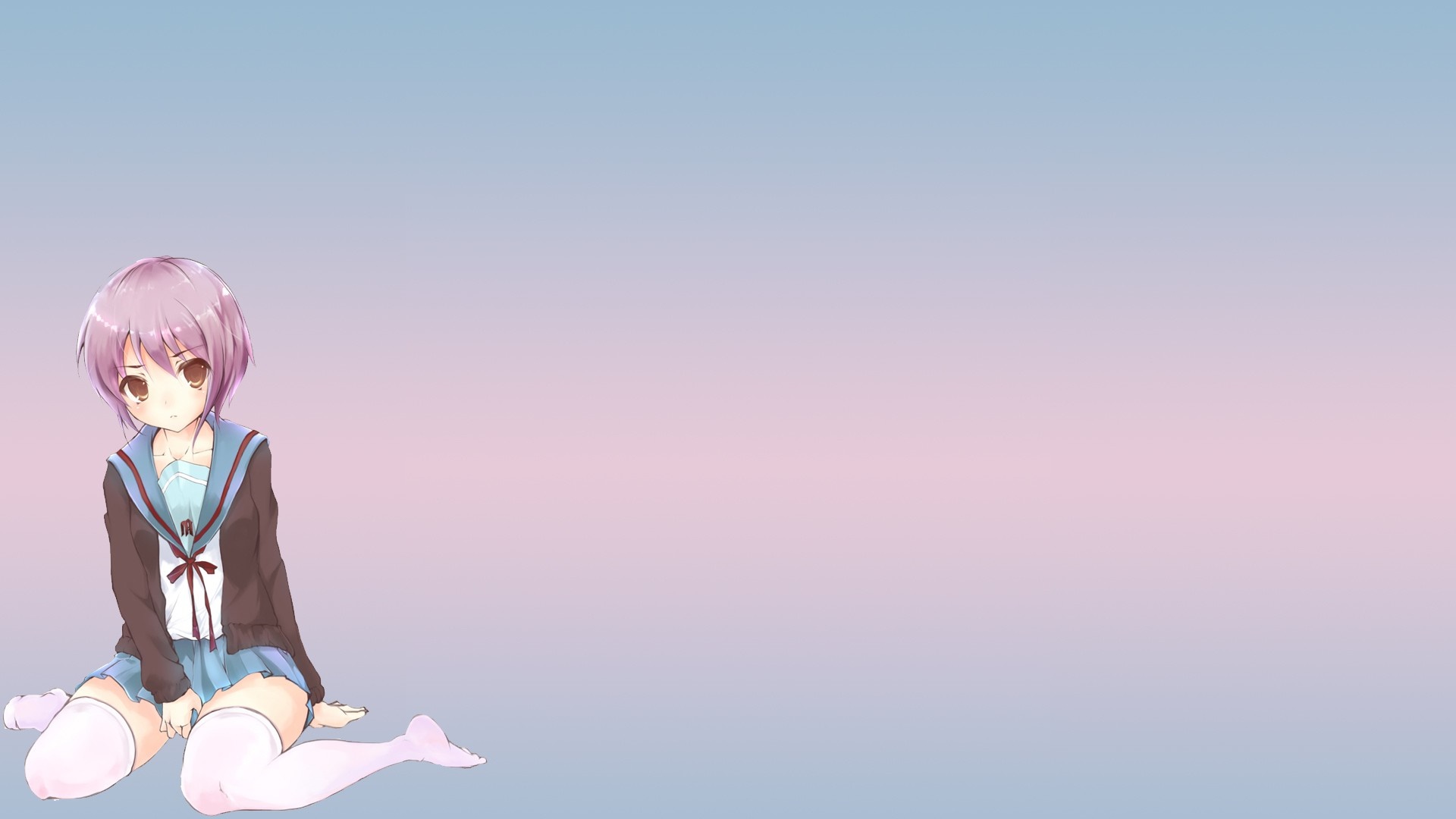Yuki Nagato from The Melancholy of Haruhi Suzumiya HD Wallpaper