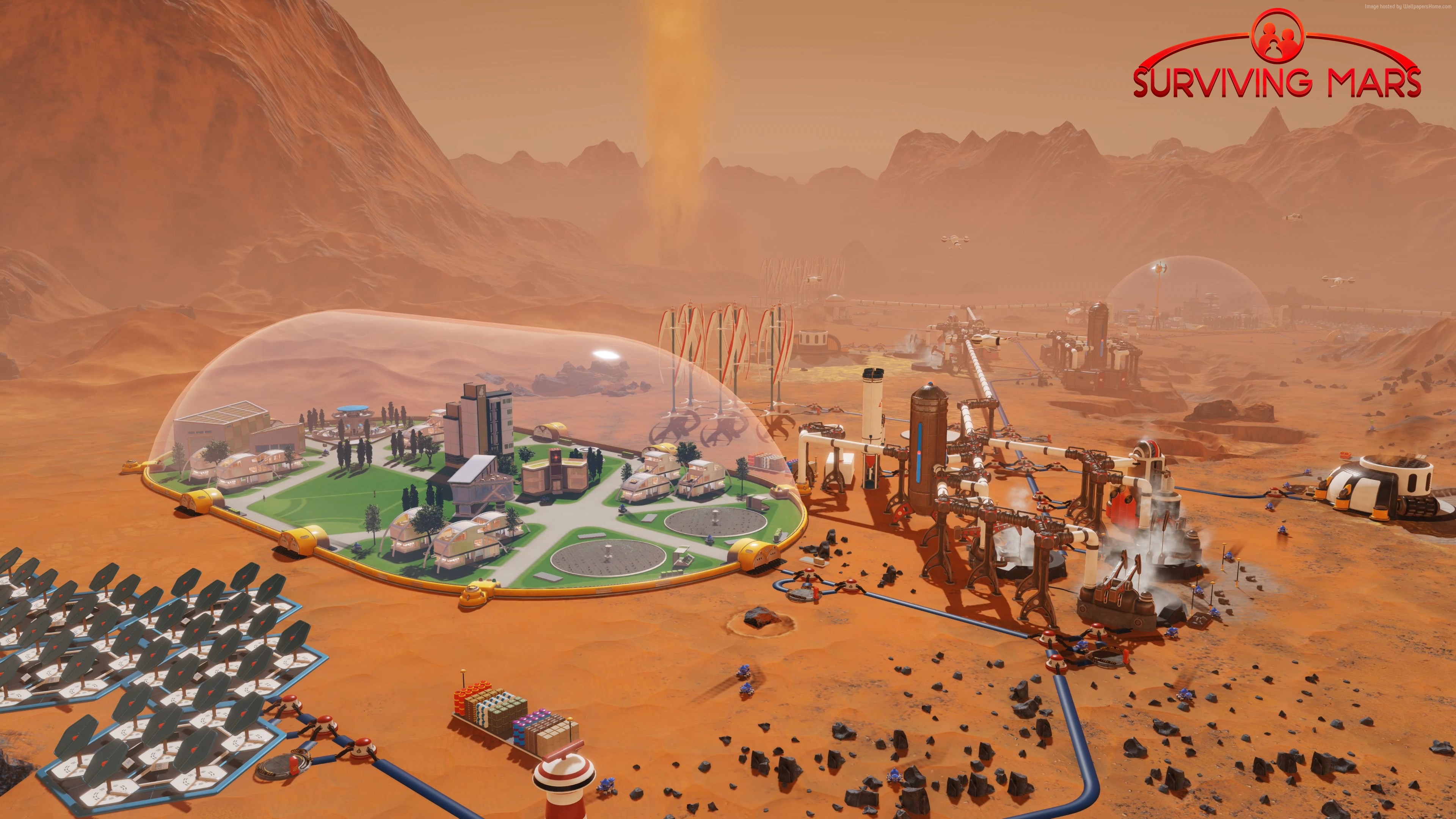 Surviving Mars 4K screenshot HD Wallpaper