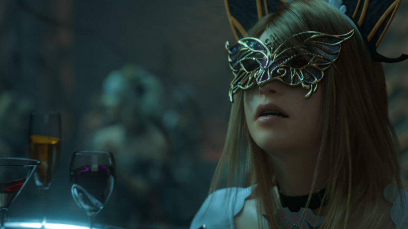 Woman in mask from Final Fantasy XIII HD Wallpaper