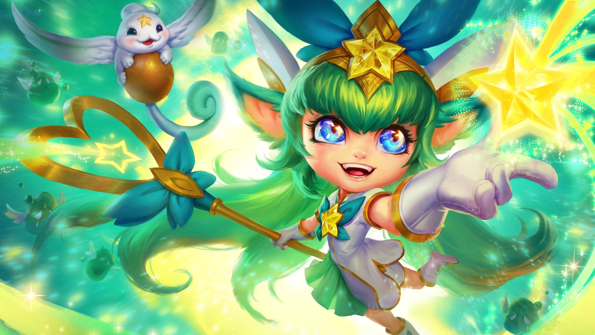 Lulu from League of Legends with Pix HD Wallpaper
