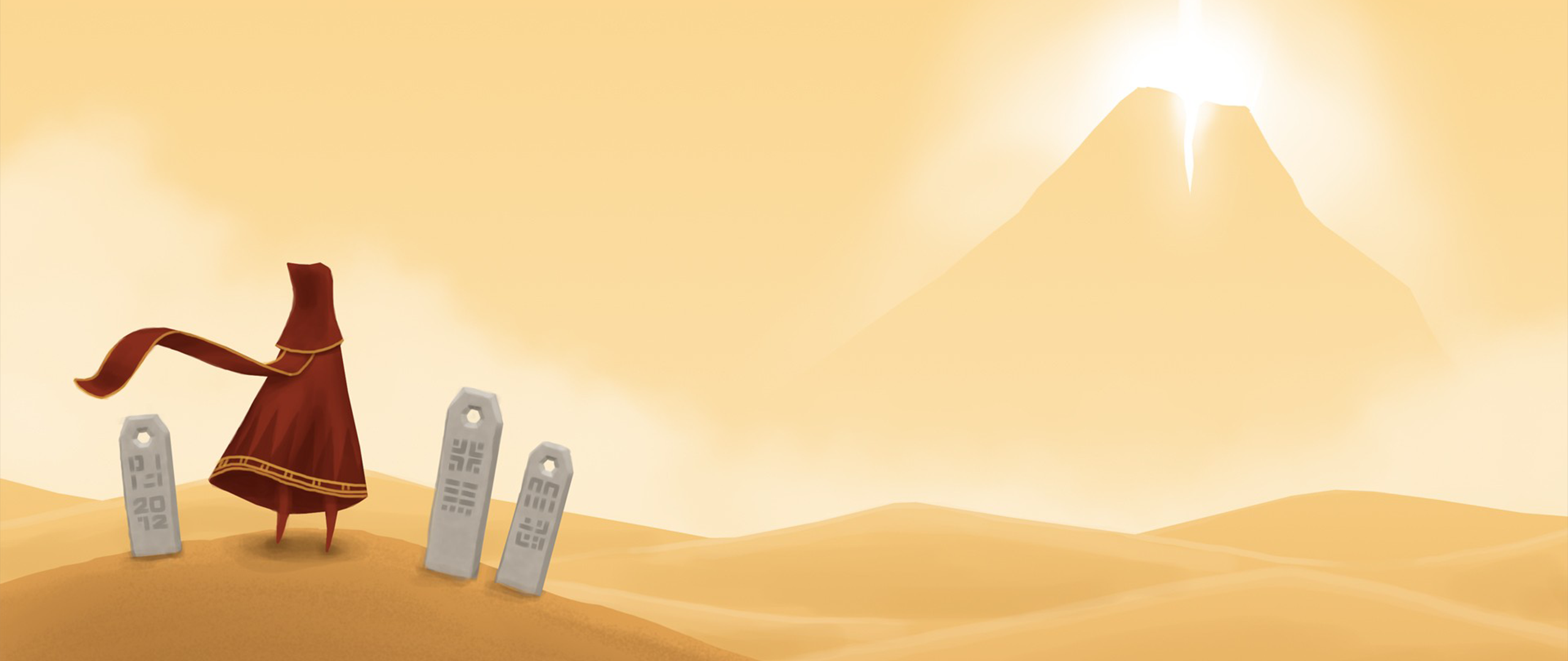 Illustration from the video game Journey HD Wallpaper