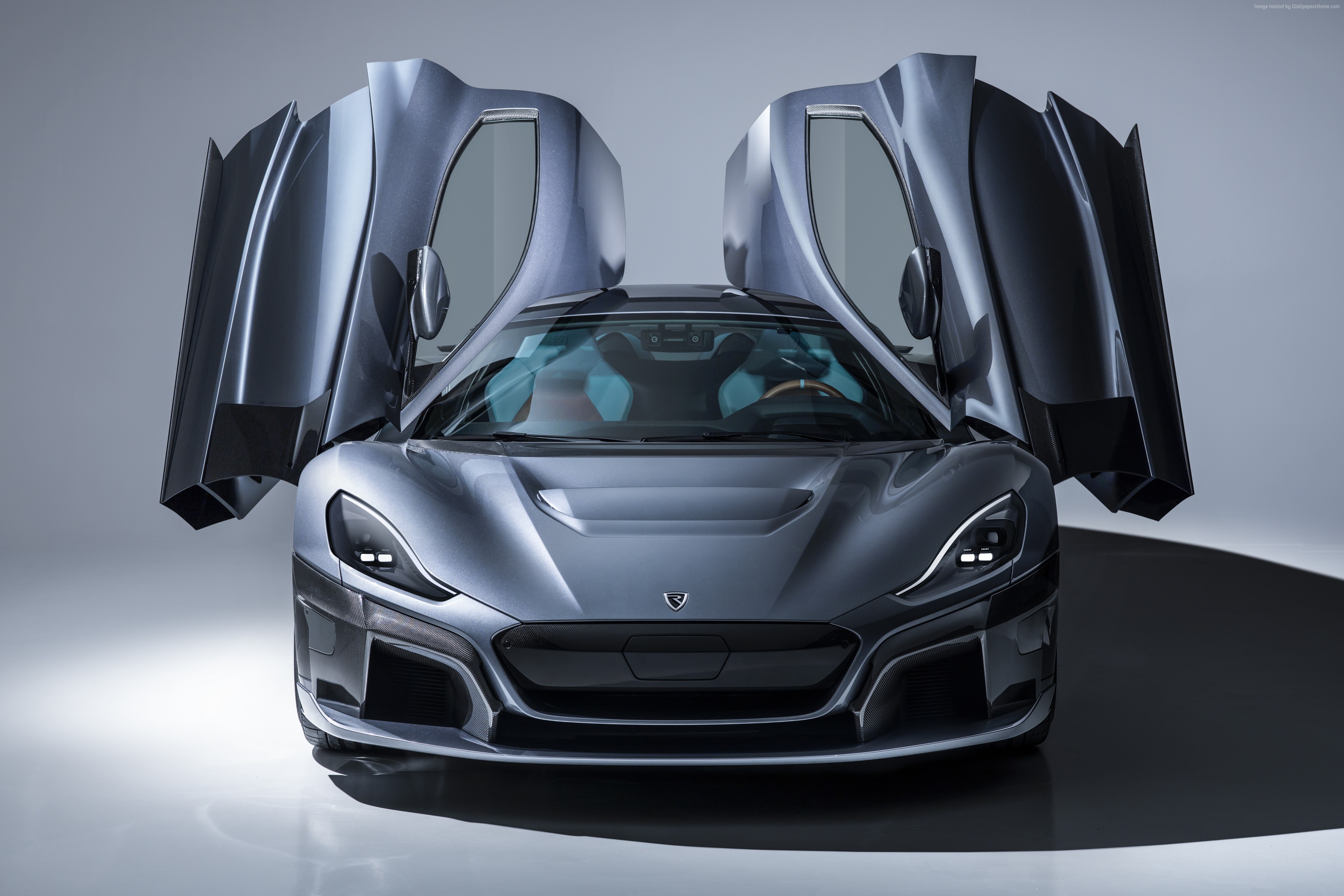 4K Rimac C Two at Geneva Motor Show 2018 HD Wallpaper