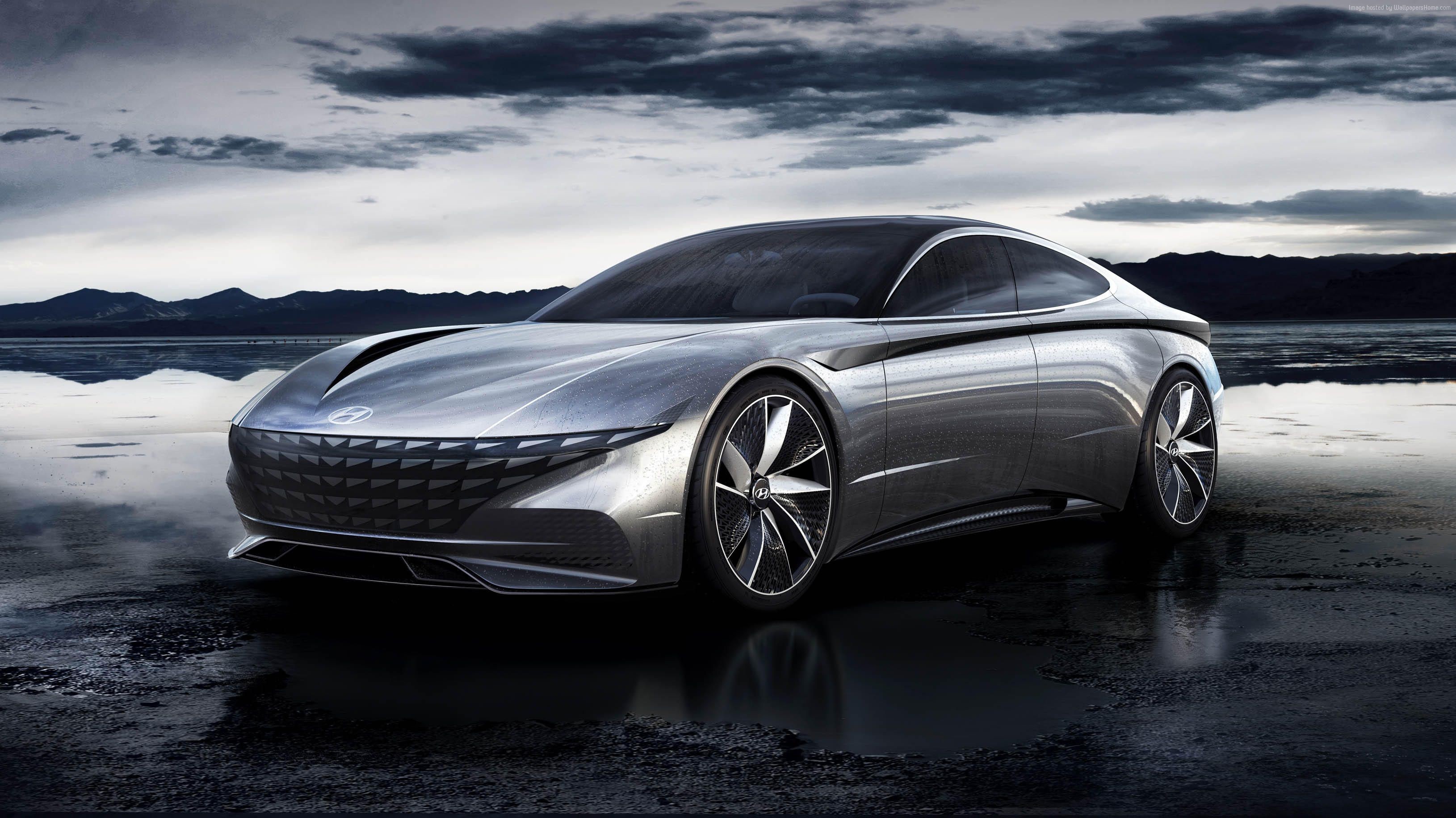 Hyundai Le Fil Rouge concept car at Geneva Motor Show 4K HD Wallpaper