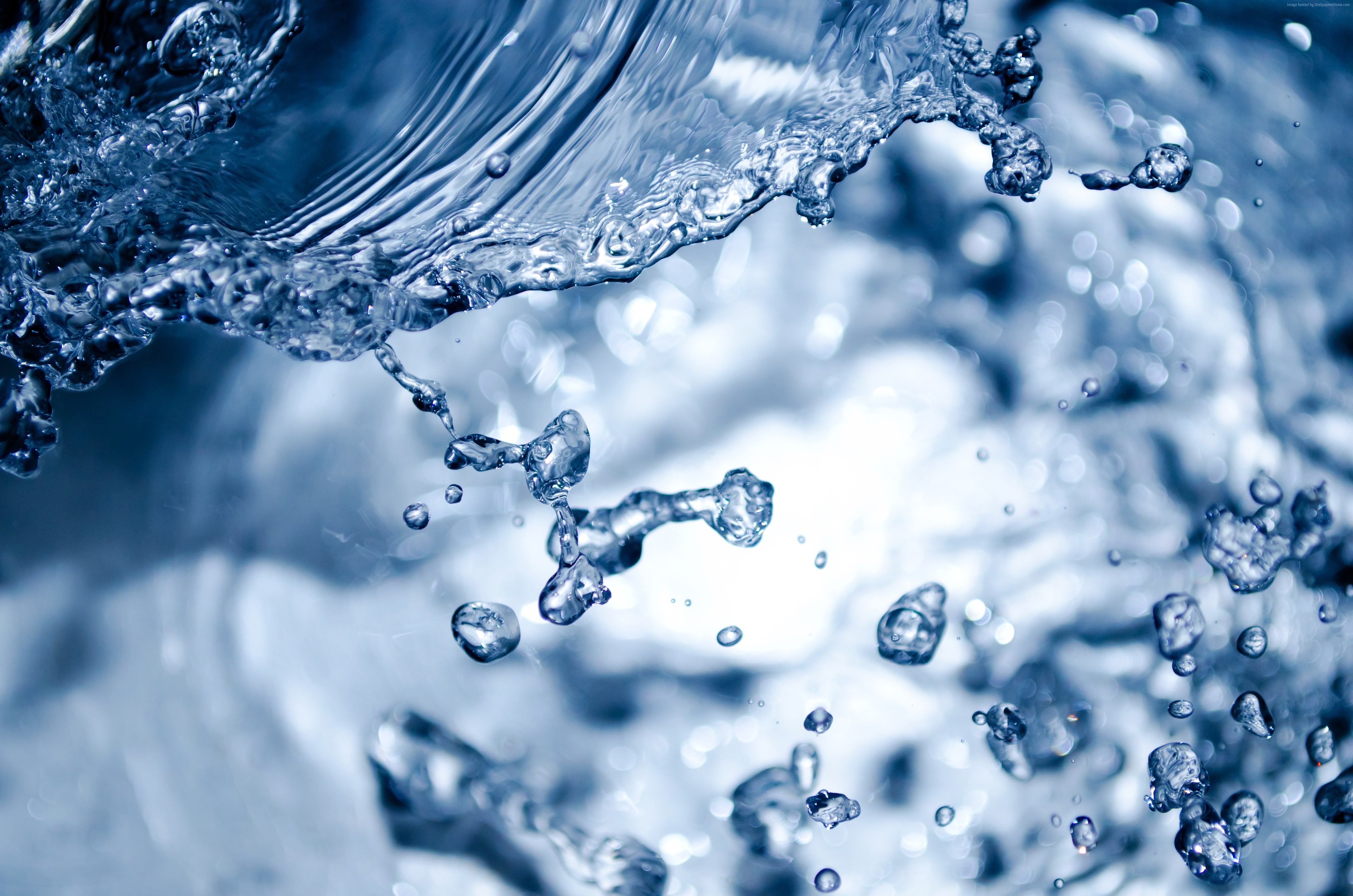 Water Splash 4K HD Wallpaper