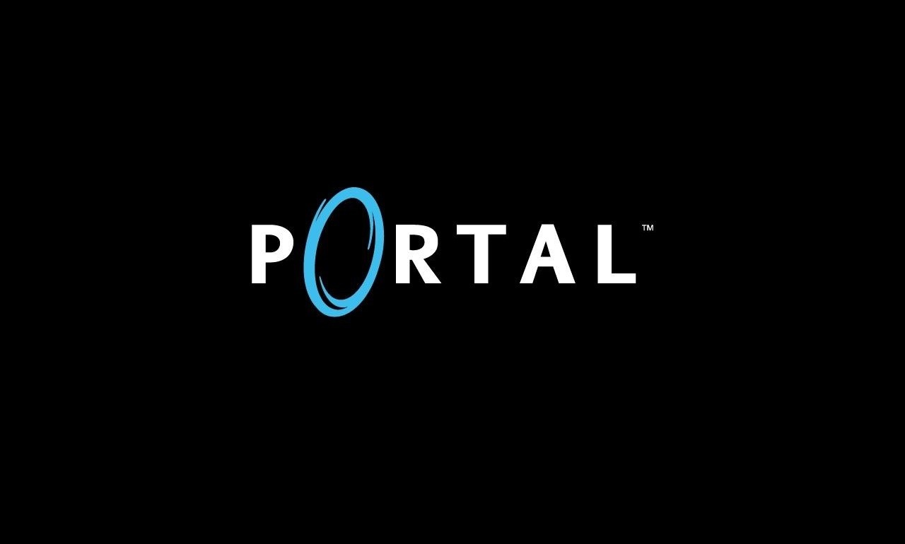 Portal video game logo HD Wallpaper