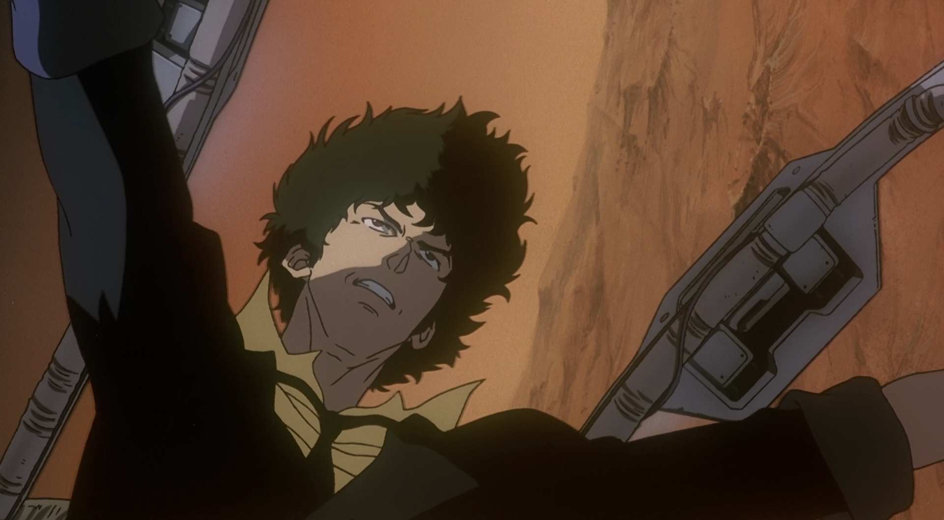Spike Spiegel from Cowboy Bebop in action HD Wallpaper
