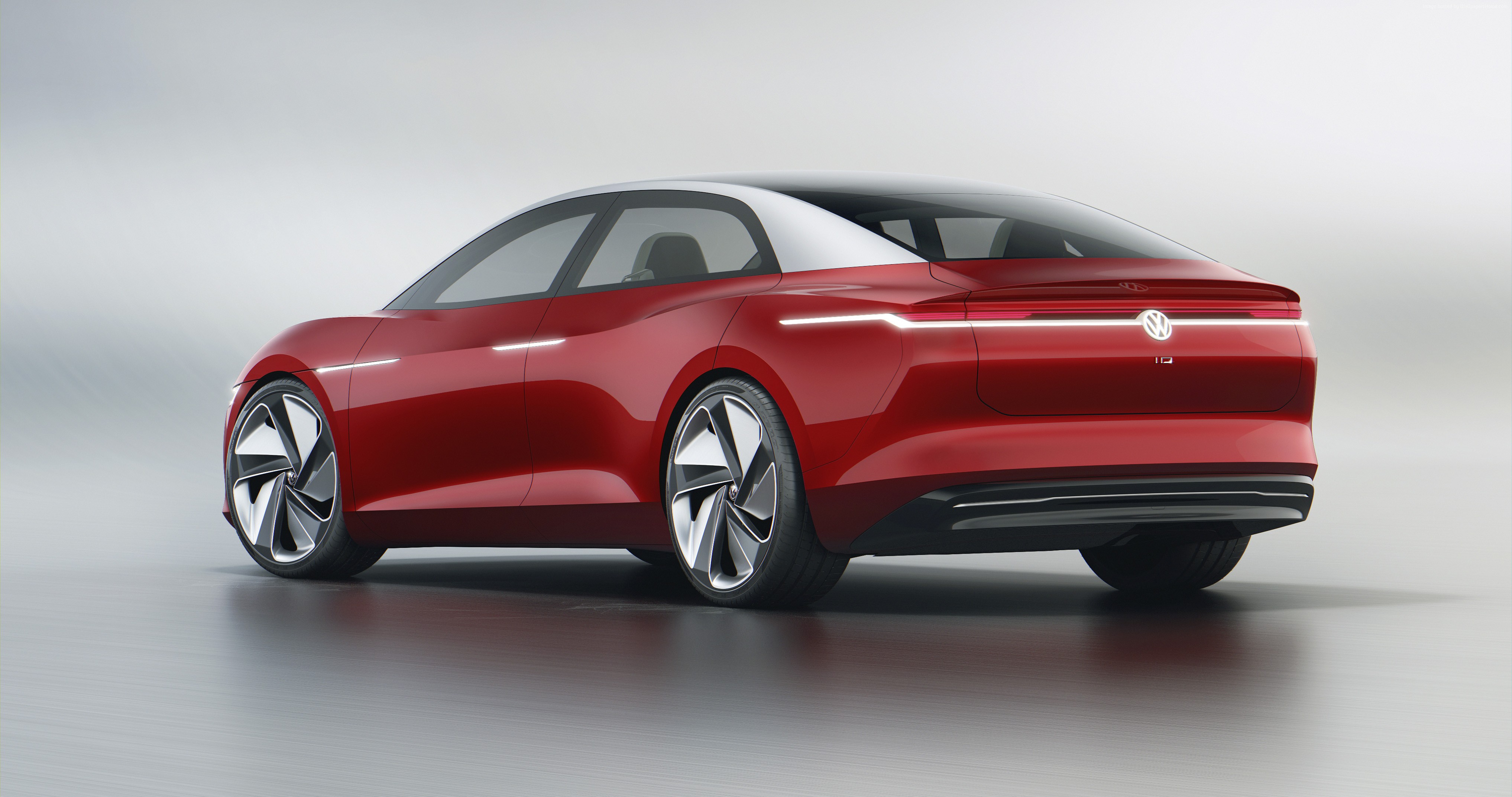 Volkswagen I.D. Vizzion electric car 4K HD Wallpaper