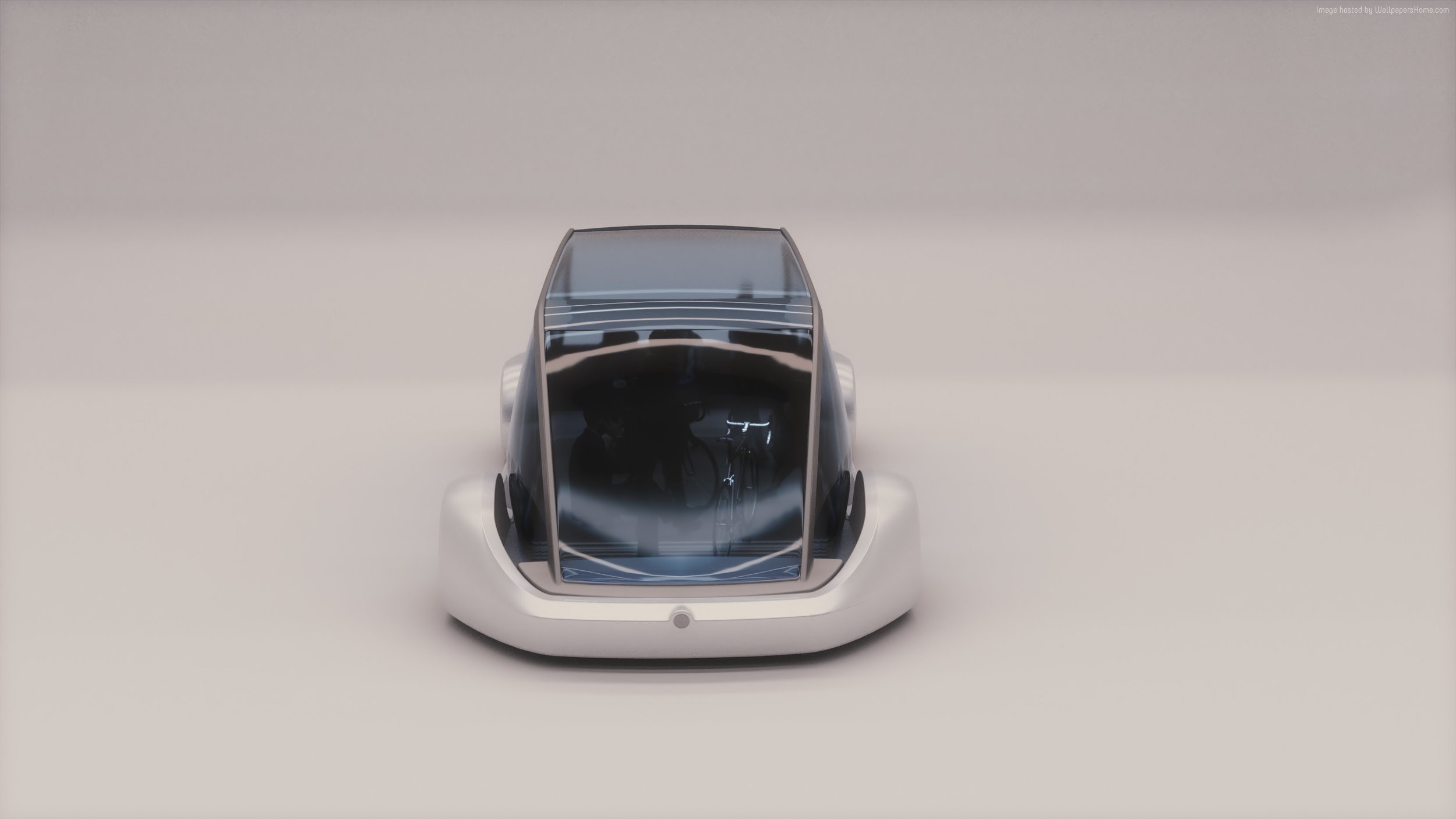 Futuristic electric vehicle concept HD Wallpaper