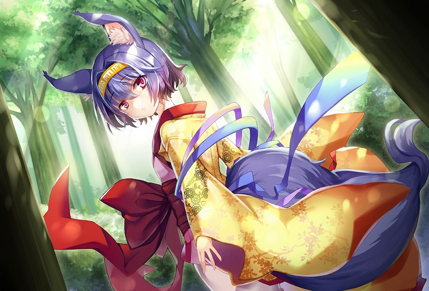 Hatsuse Izuna from No Game No Life illustration HD Wallpaper