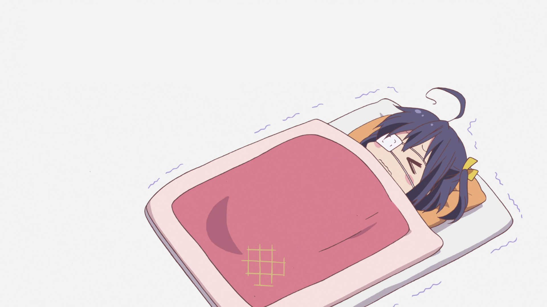 Takanashi Rikka from Chuunibyou demo Koi ga Shitai sleeping HD Wallpaper