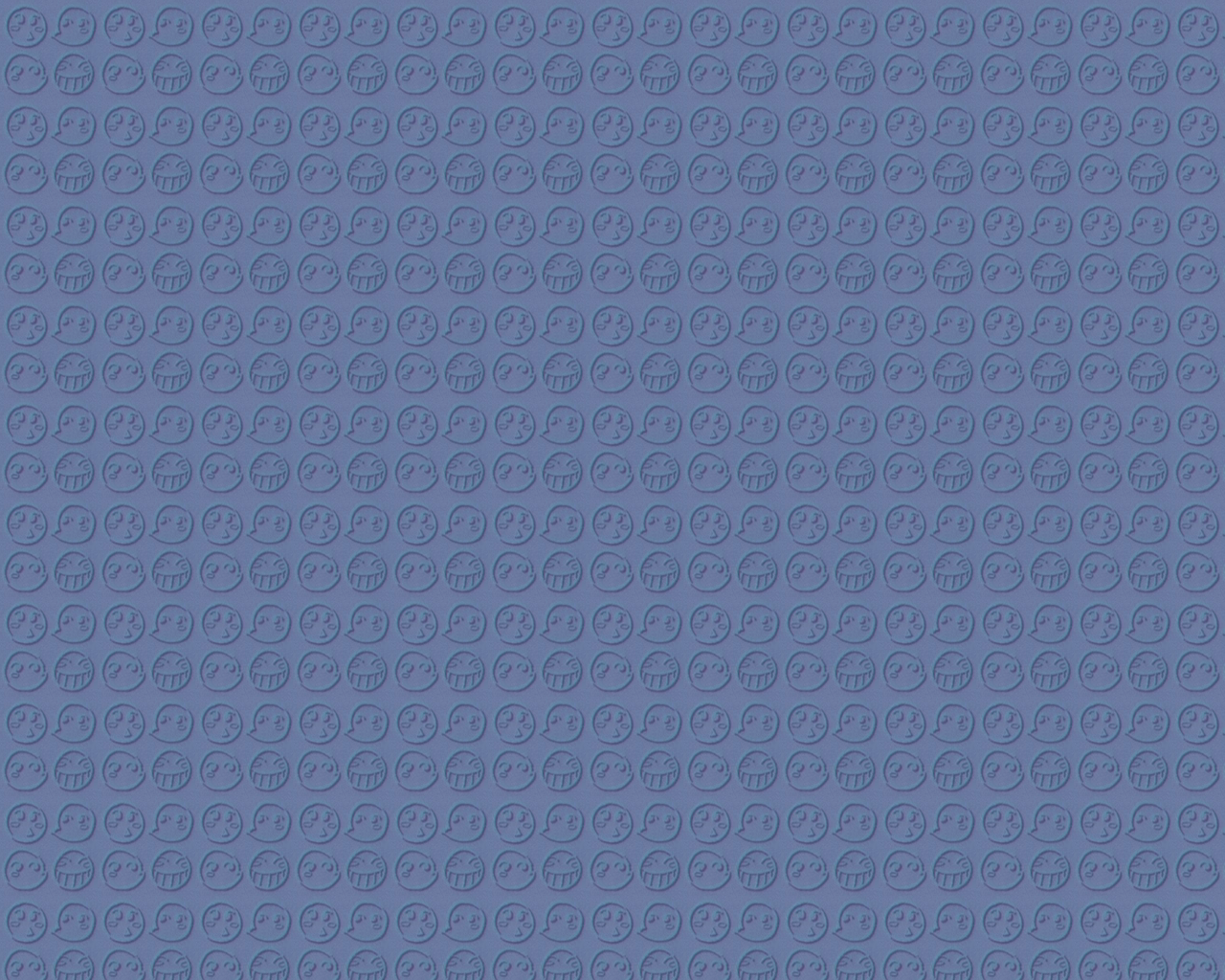 Blue patterned texture with repeating faces HD Wallpaper