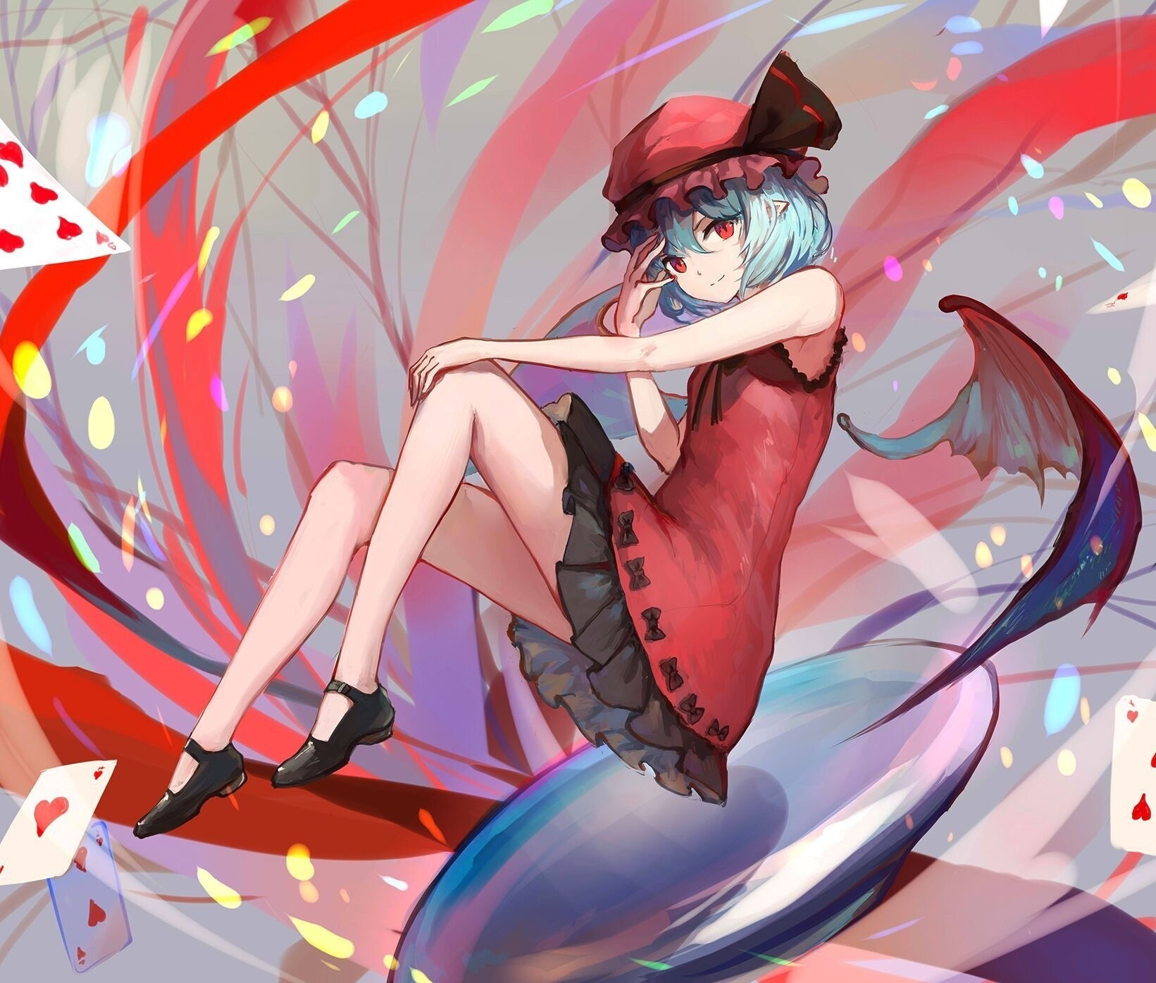 Remilia Scarlet from Touhou Project HD Wallpaper