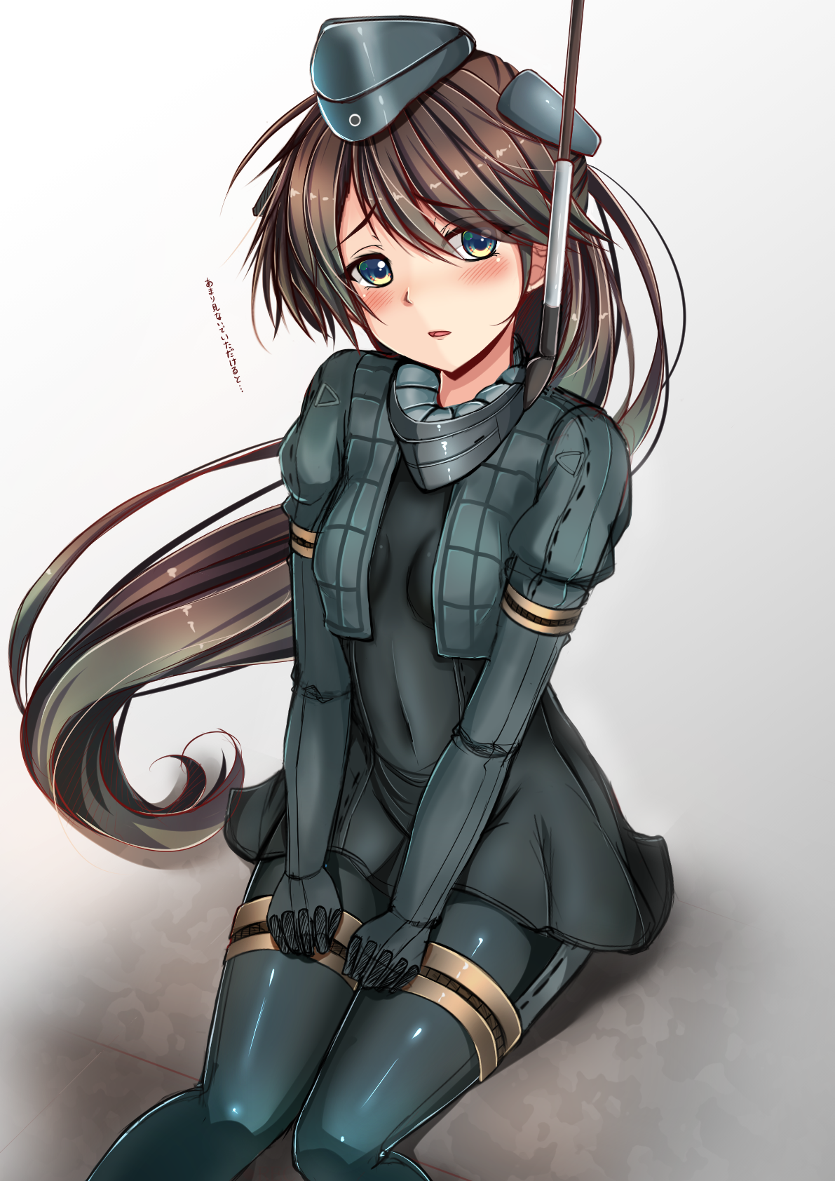 Kantai Collection girl in uniform HD Wallpaper