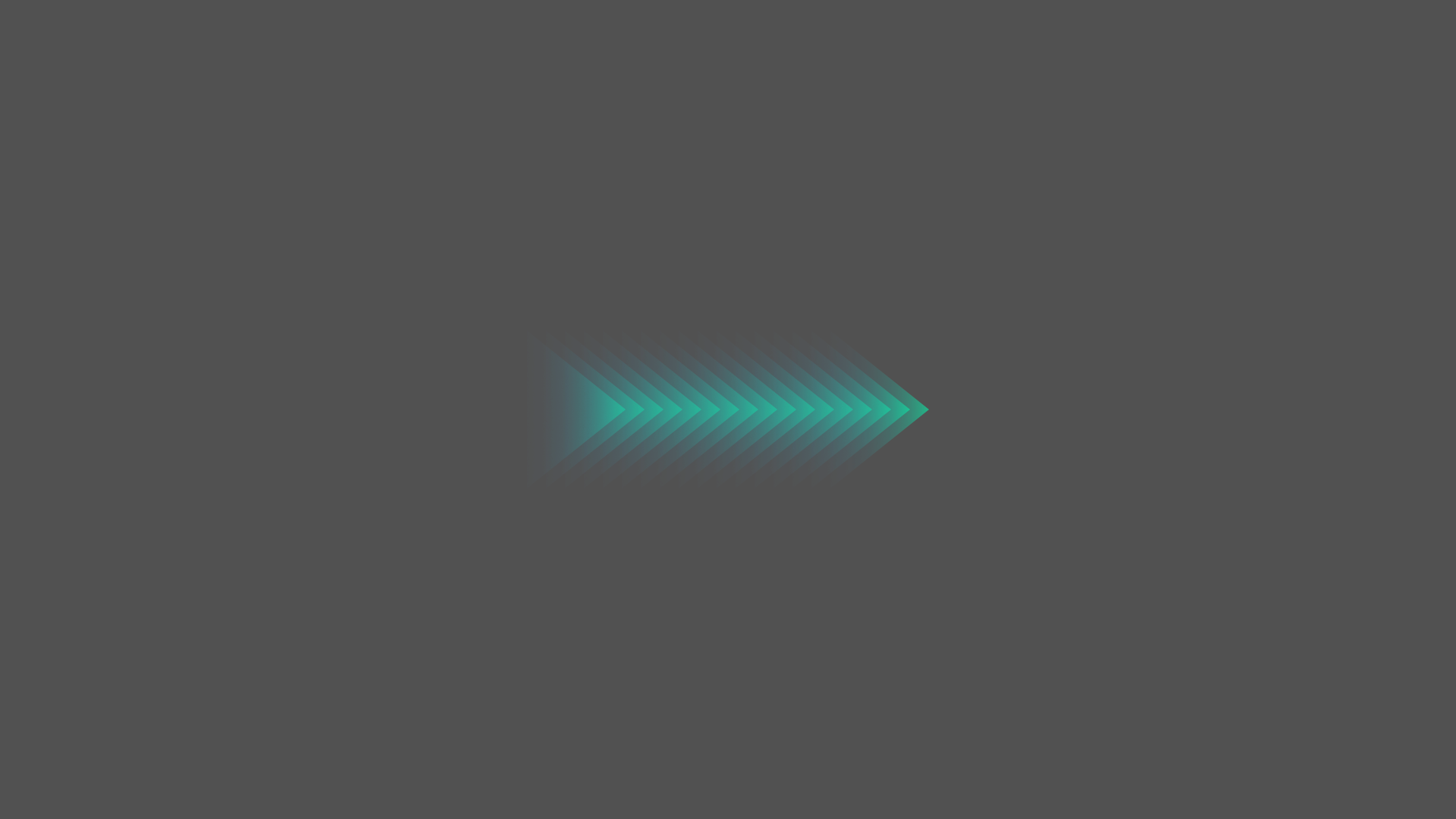 Abstract teal arrow shape on gray background HD Wallpaper