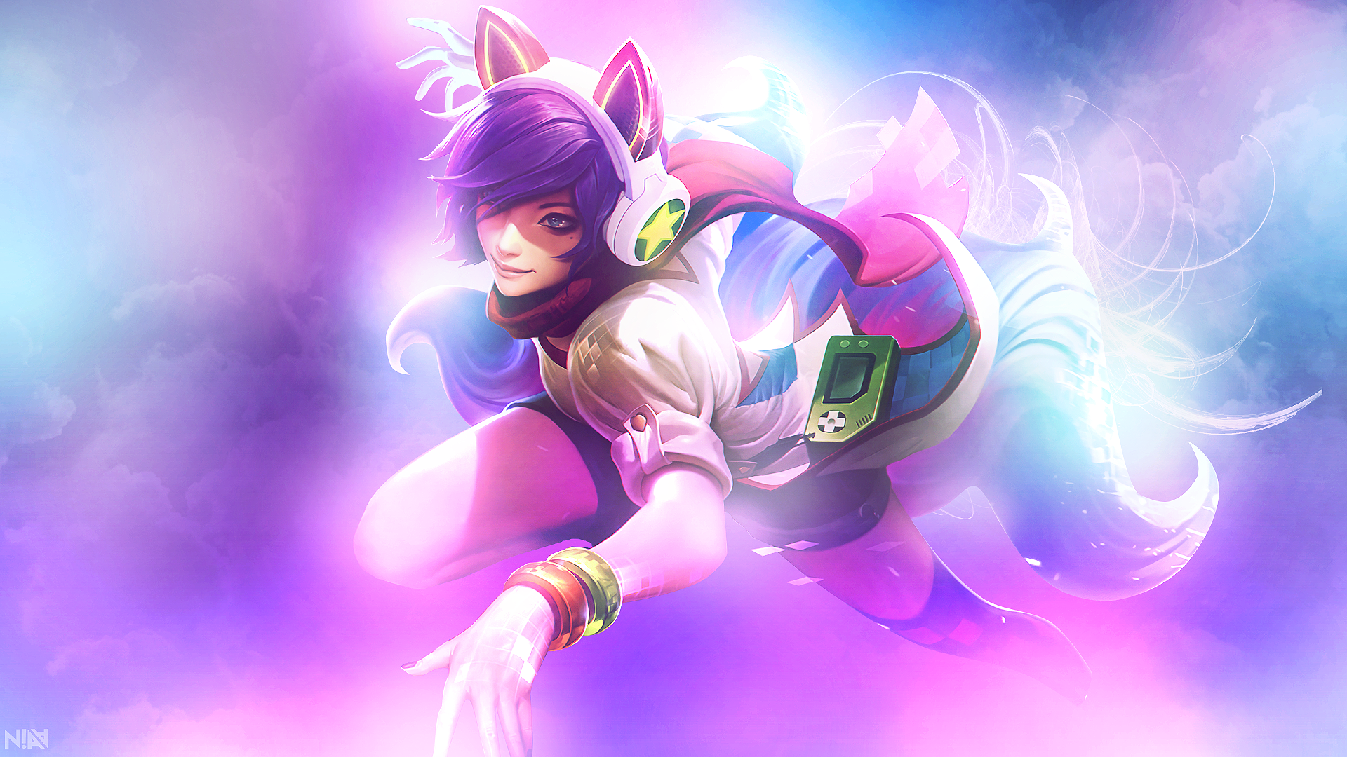 Ahri from League of Legends HD Wallpaper