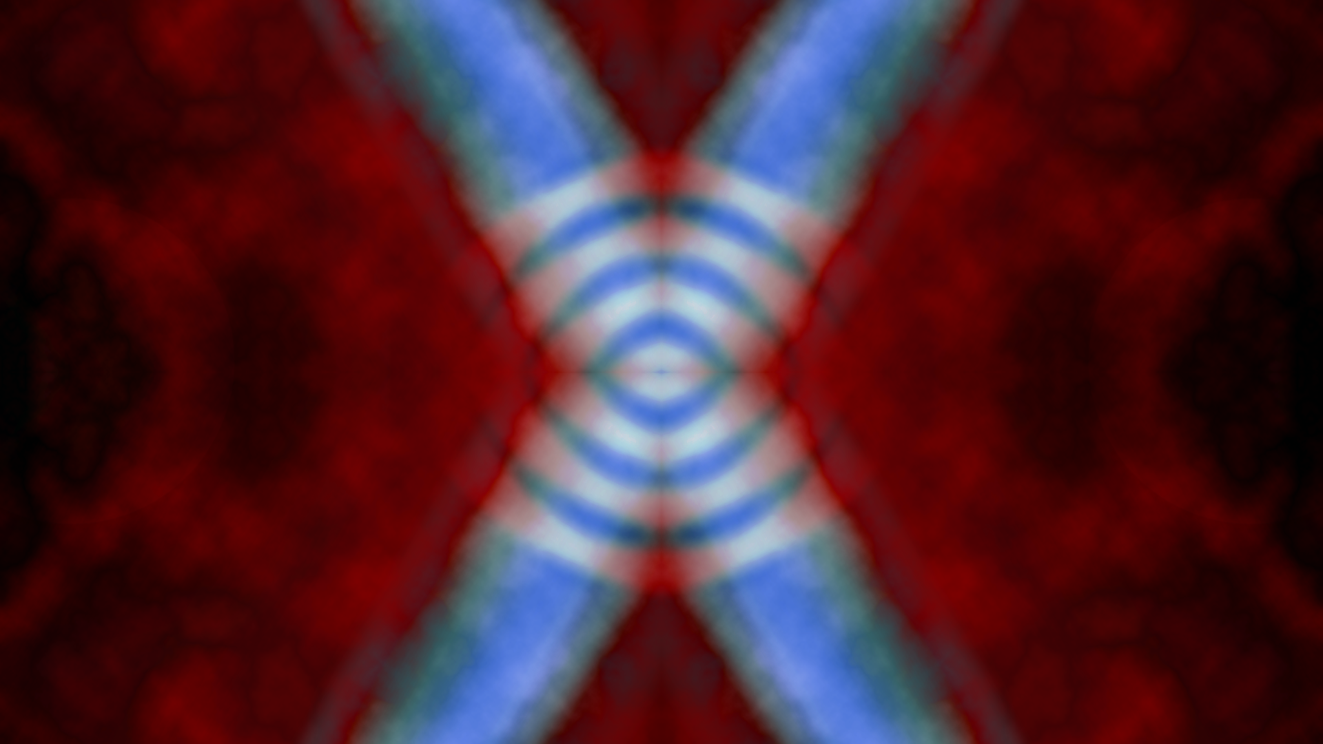 Abstract red and blue symmetrical pattern HD Wallpaper