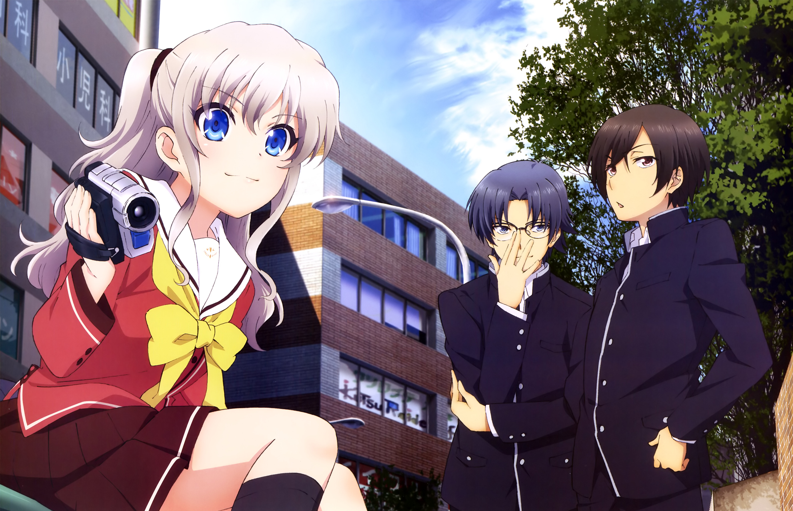 Tomori Nao and friends from Charlotte HD Wallpaper