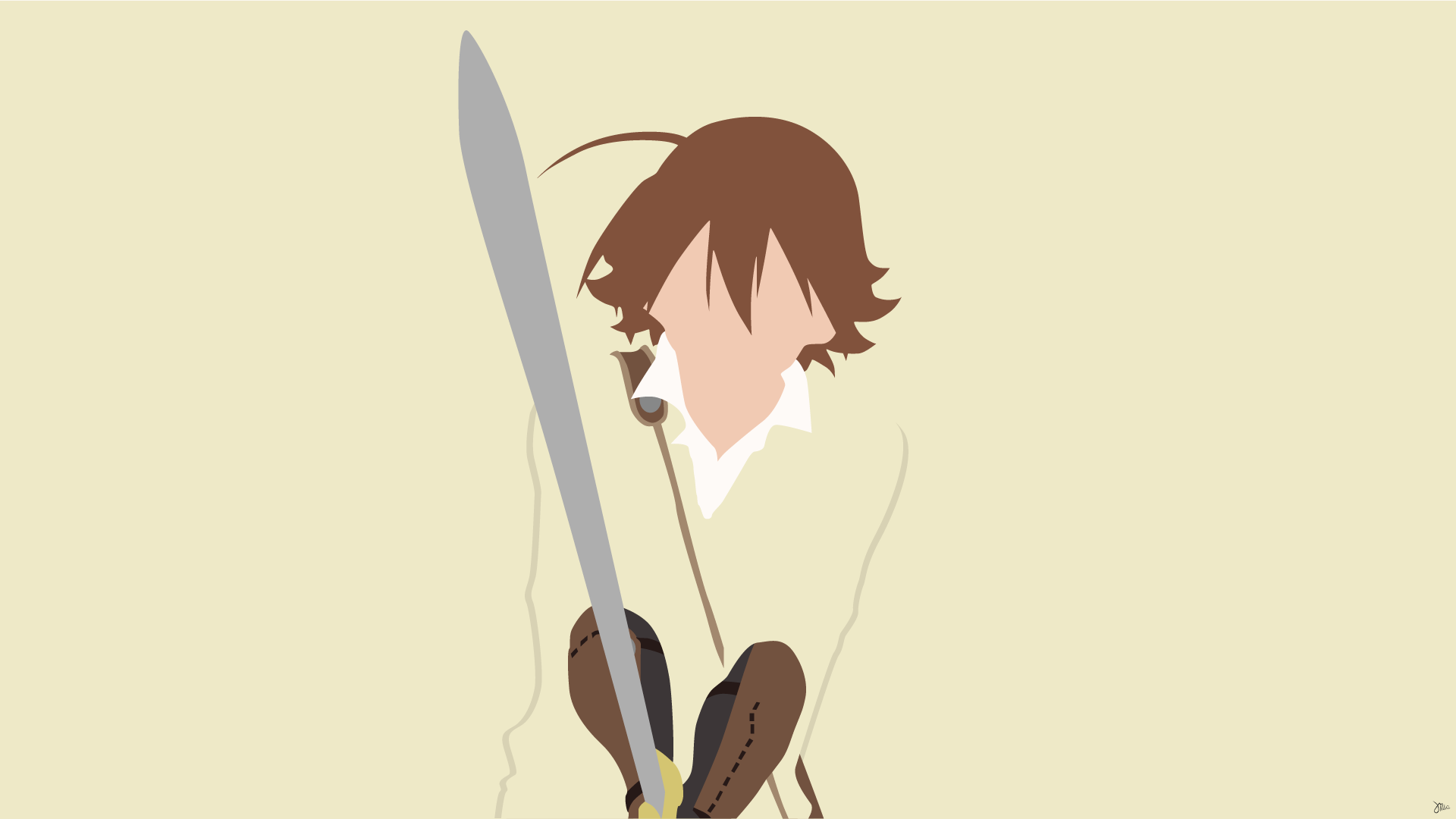 Tatsumi from Akame ga Kill holding a sword HD Wallpaper