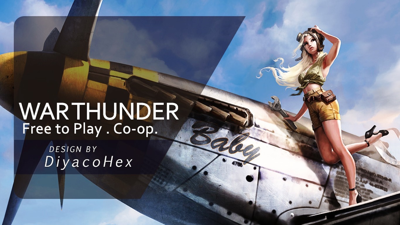 War Thunder: Free to Play, Co-op. Design by DiyacoHex HD Wallpaper