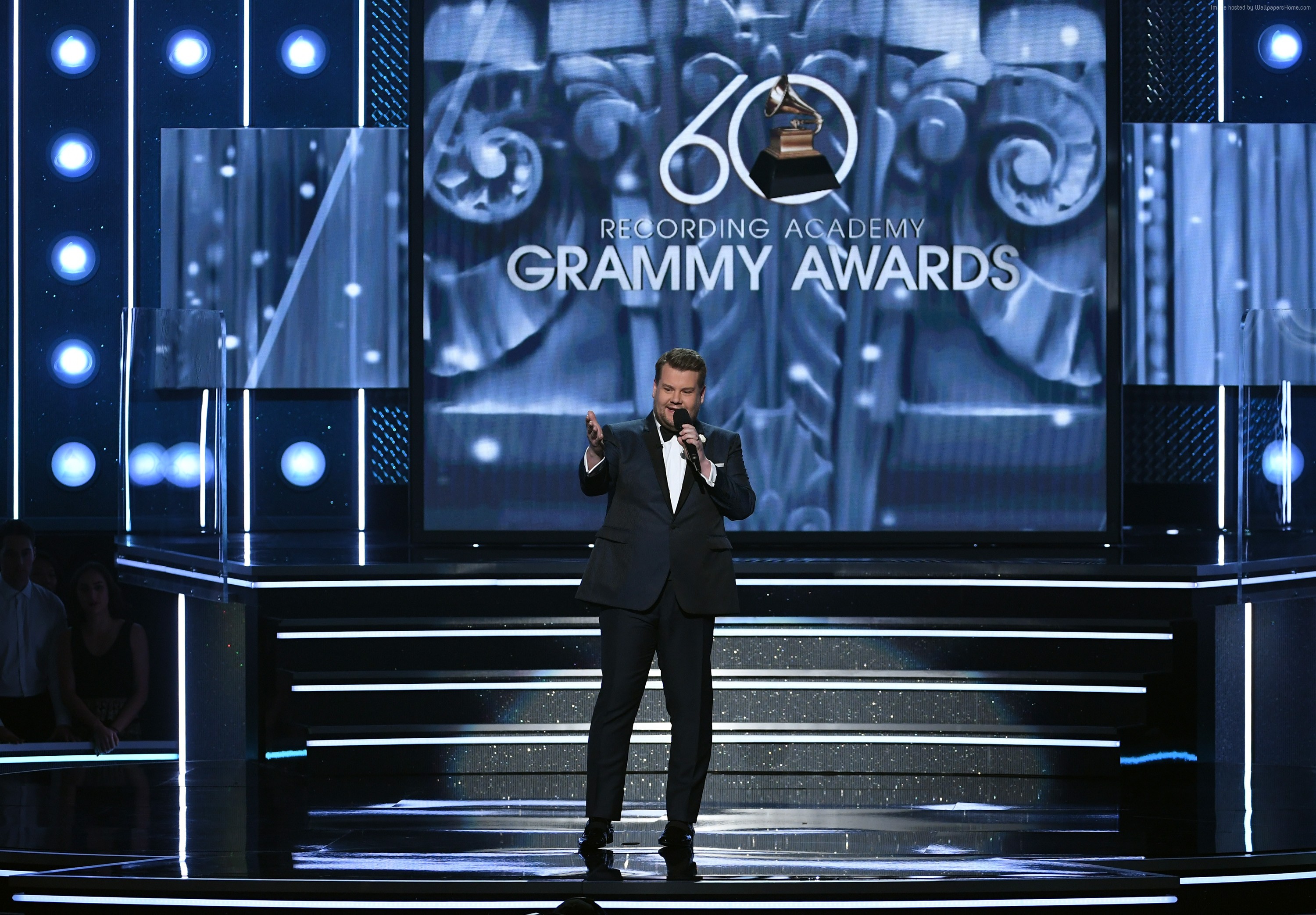 James Corden at the 60th Grammy Awards 2018 HD Wallpaper