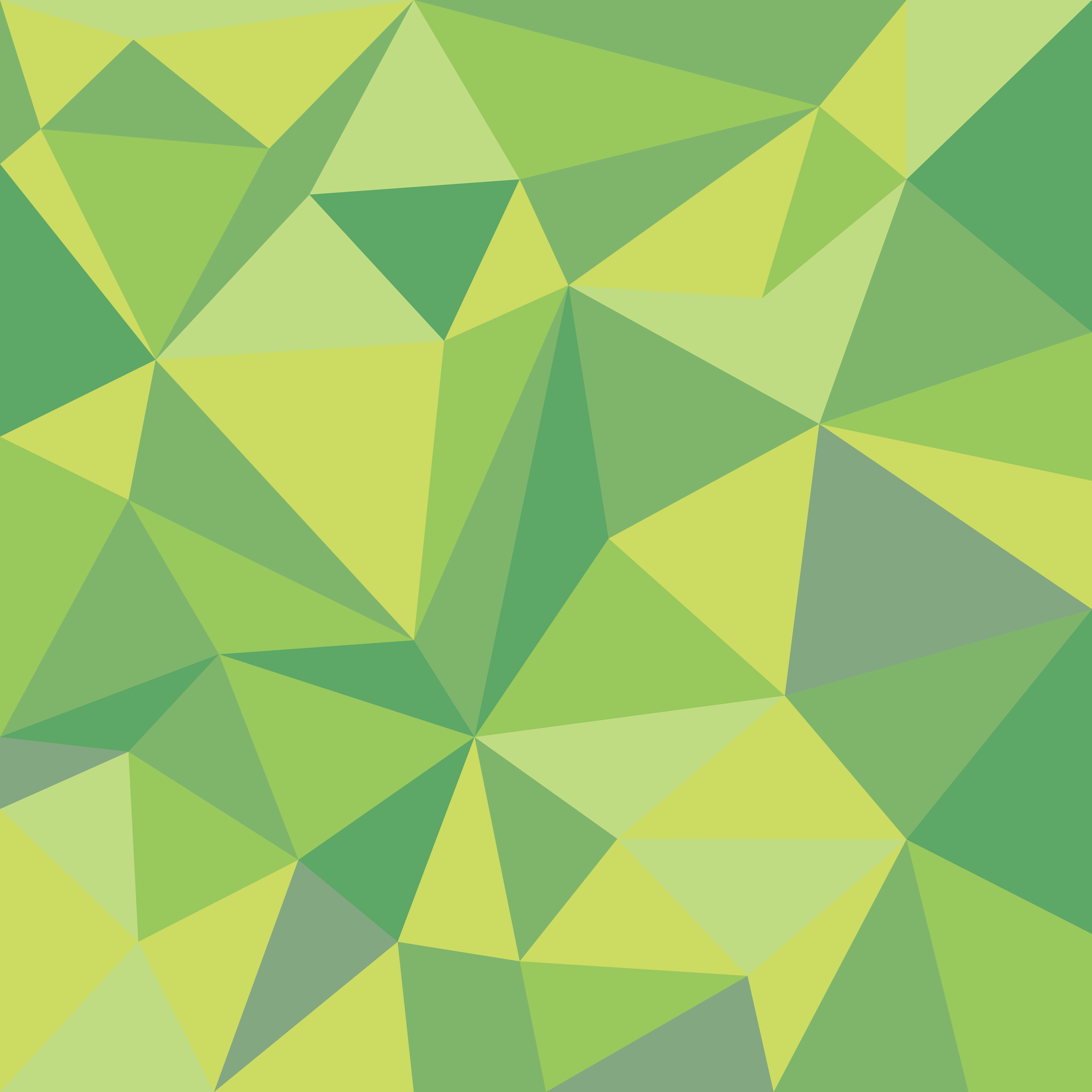 Green and yellow abstract geometric triangle pattern HD Wallpaper