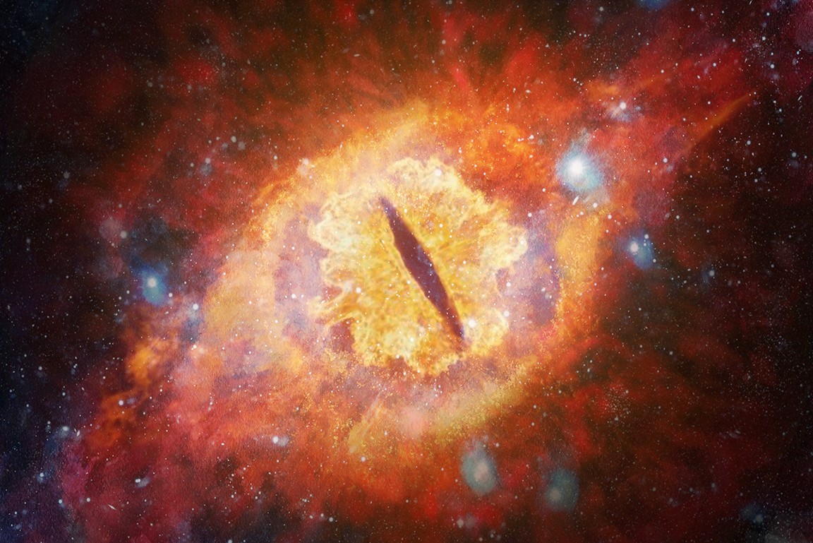 A cosmic eye in a nebula HD Wallpaper