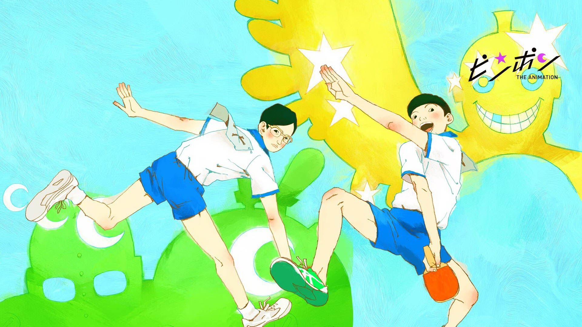 Peco and Smile from Ping Pong the Animation HD Wallpaper