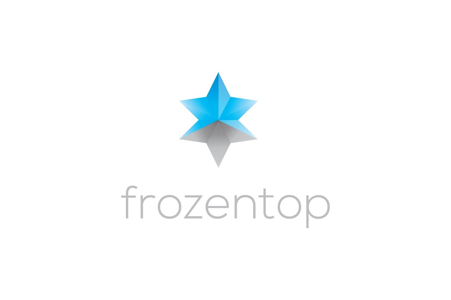 Frozentop logo with star shape HD Wallpaper