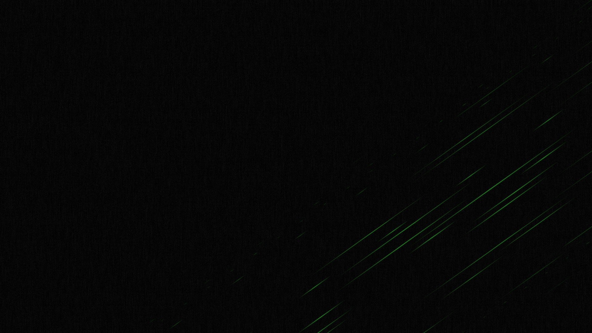 Abstract black background with green diagonal lines HD Wallpaper