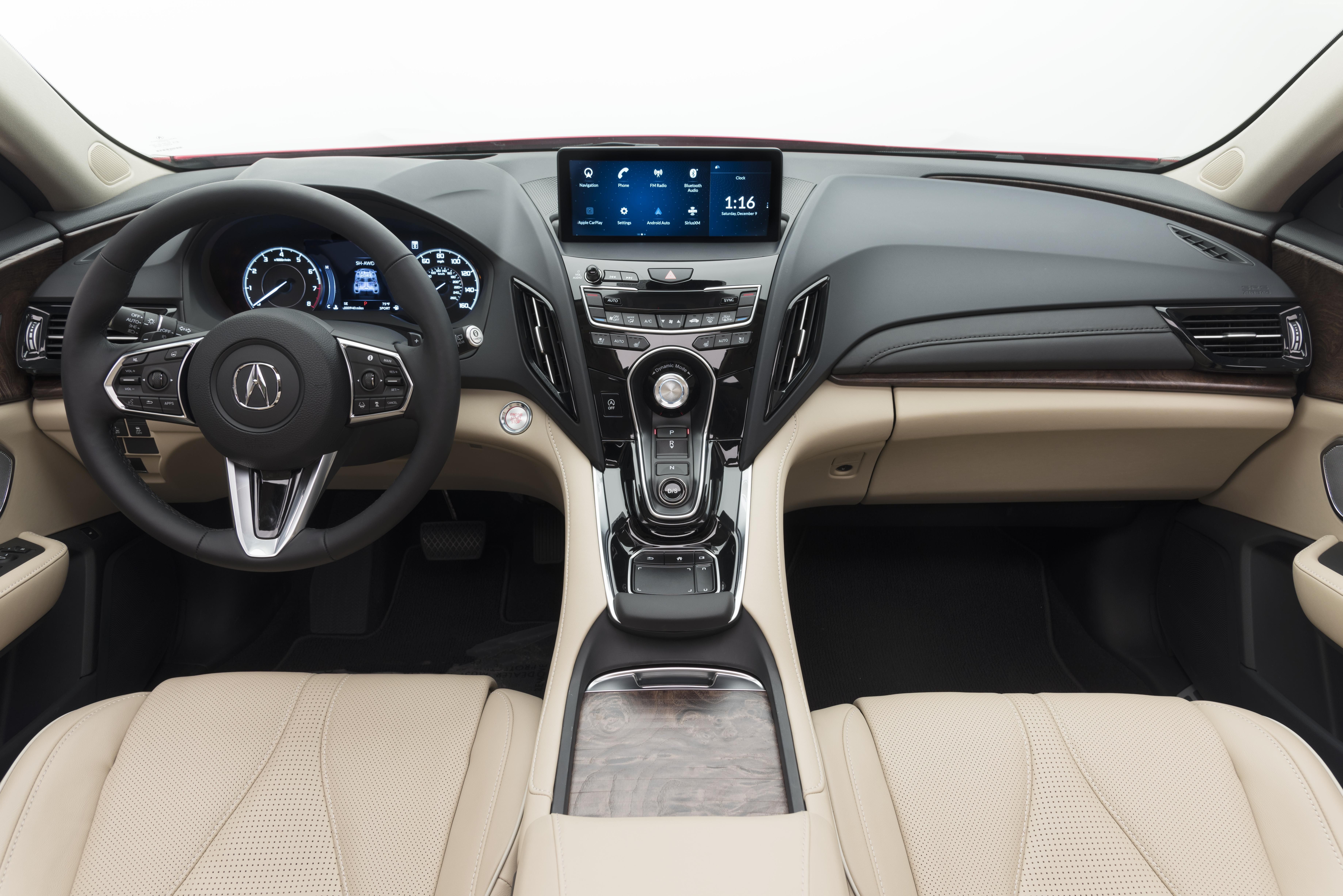 Acura RDX Prototype interior dashboard and seats HD Wallpaper