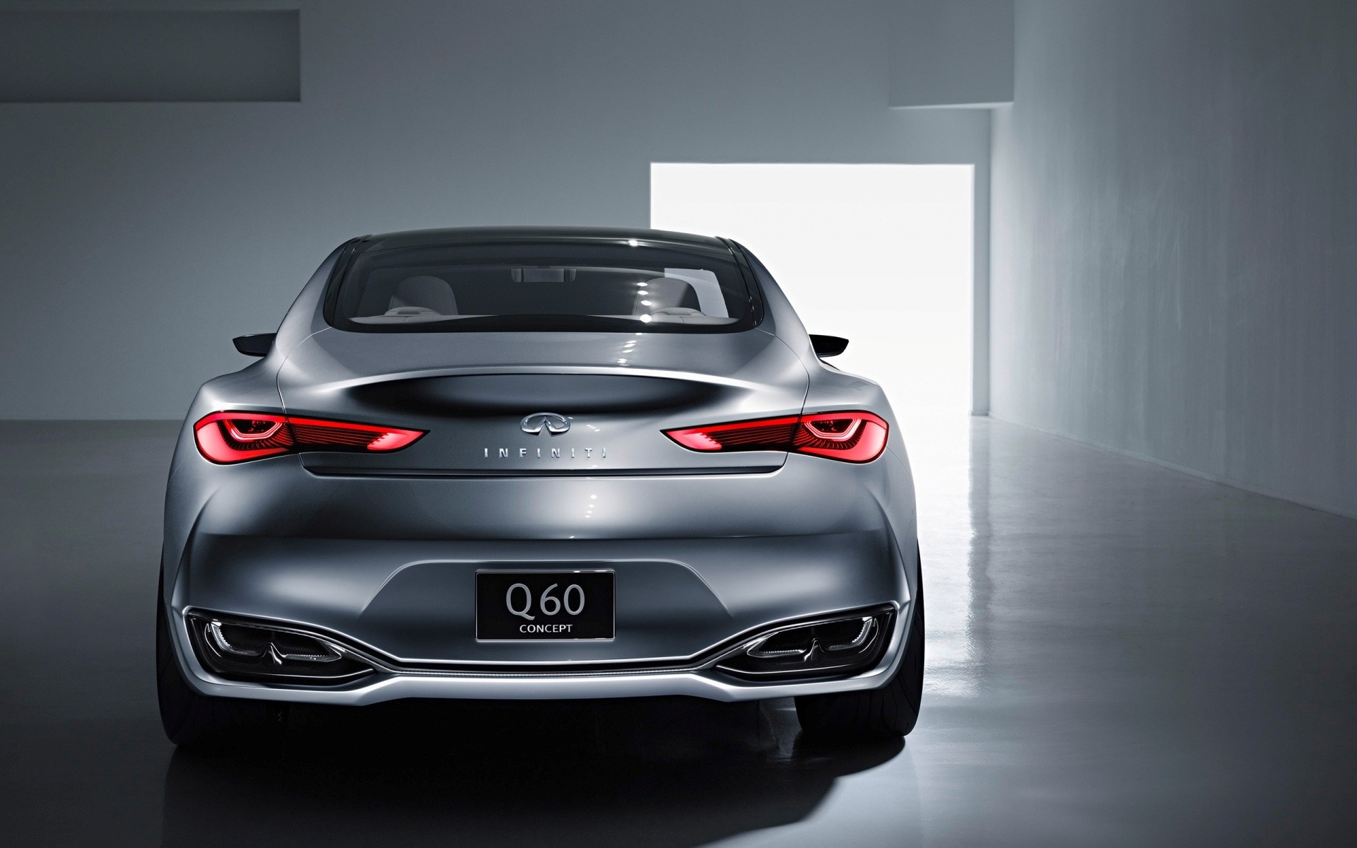 Infiniti Q60 Concept car rear view HD Wallpaper