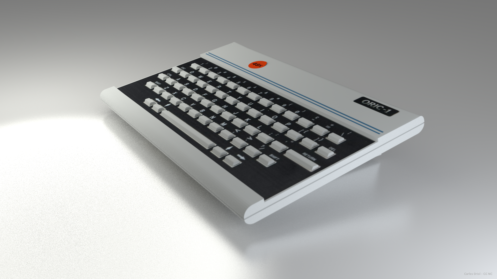 Oric-1 vintage 8-bit computer keyboard HD Wallpaper