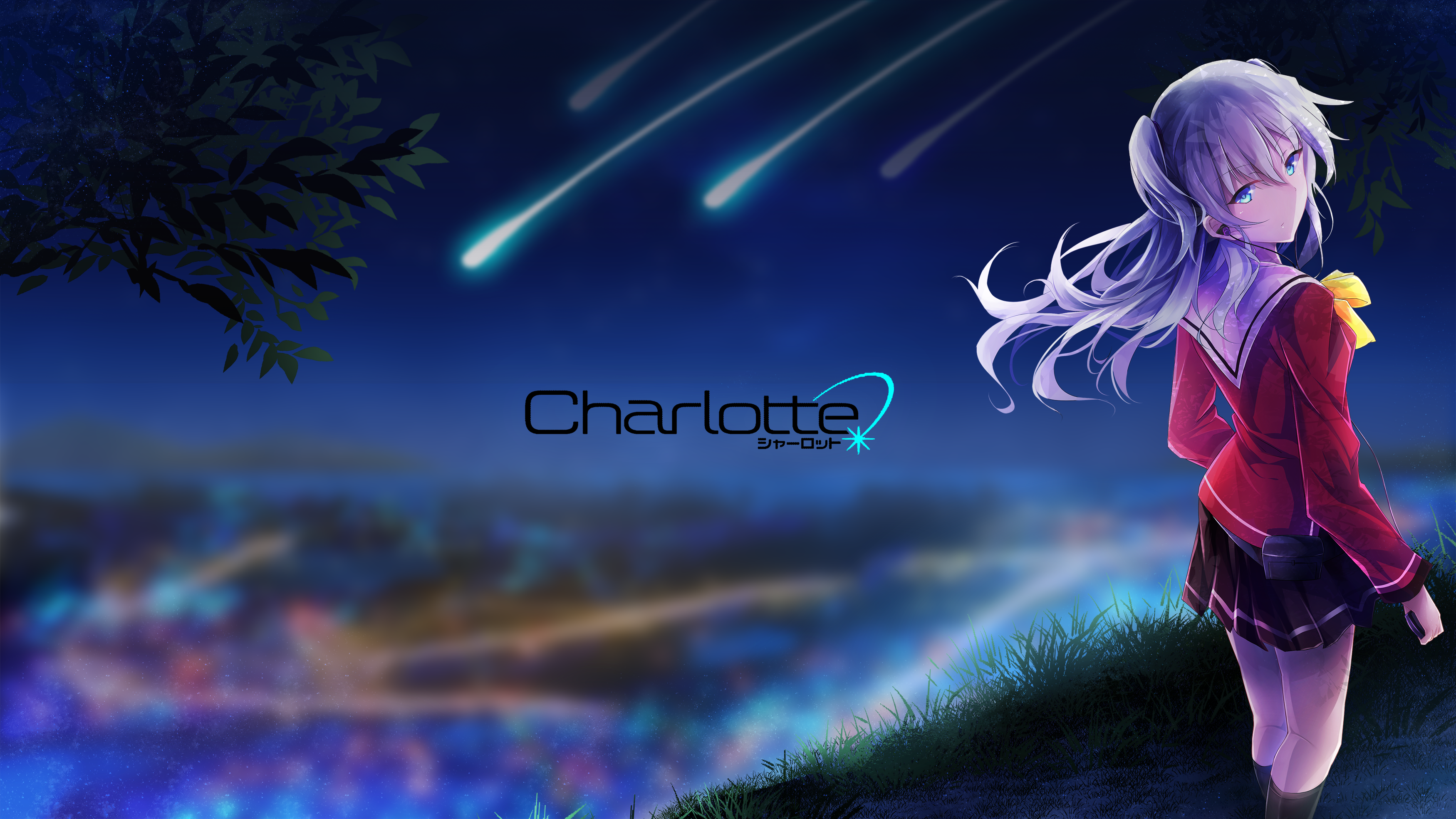 Tomori Nao from Charlotte anime HD Wallpaper