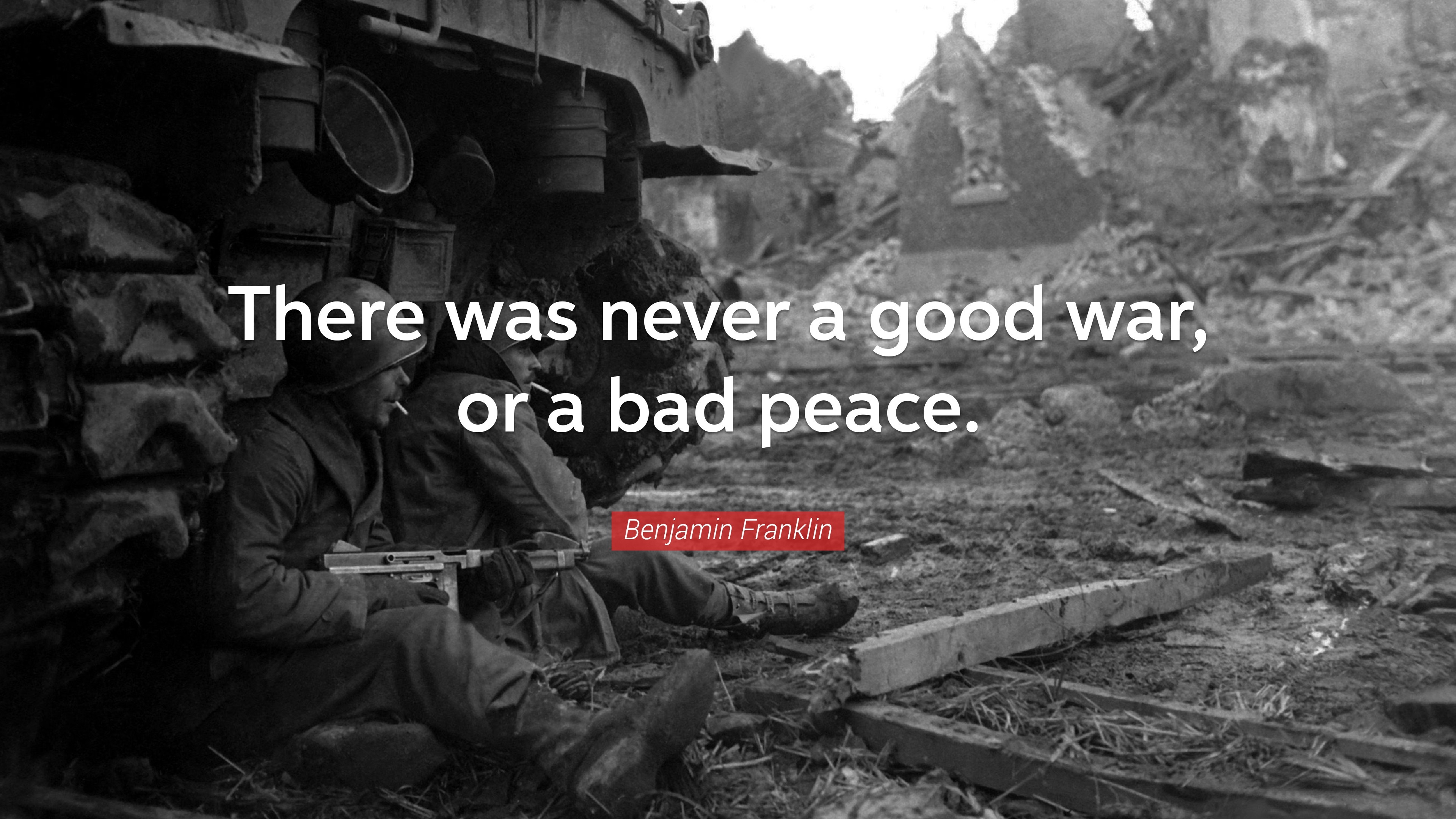 Benjamin Franklin quote about war and peace HD Wallpaper