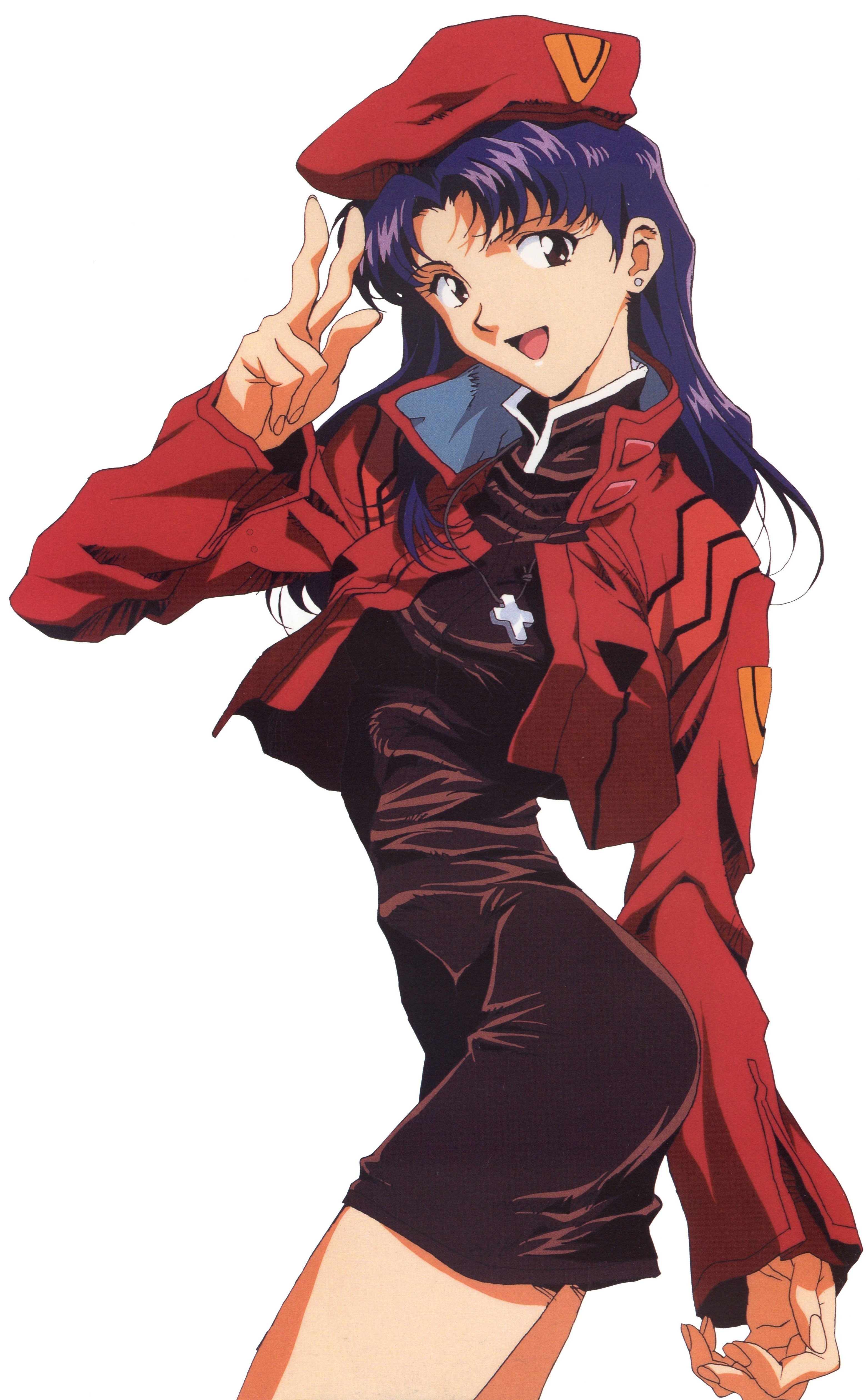 Misato Katsuragi from Neon Genesis Evangelion HD Wallpaper