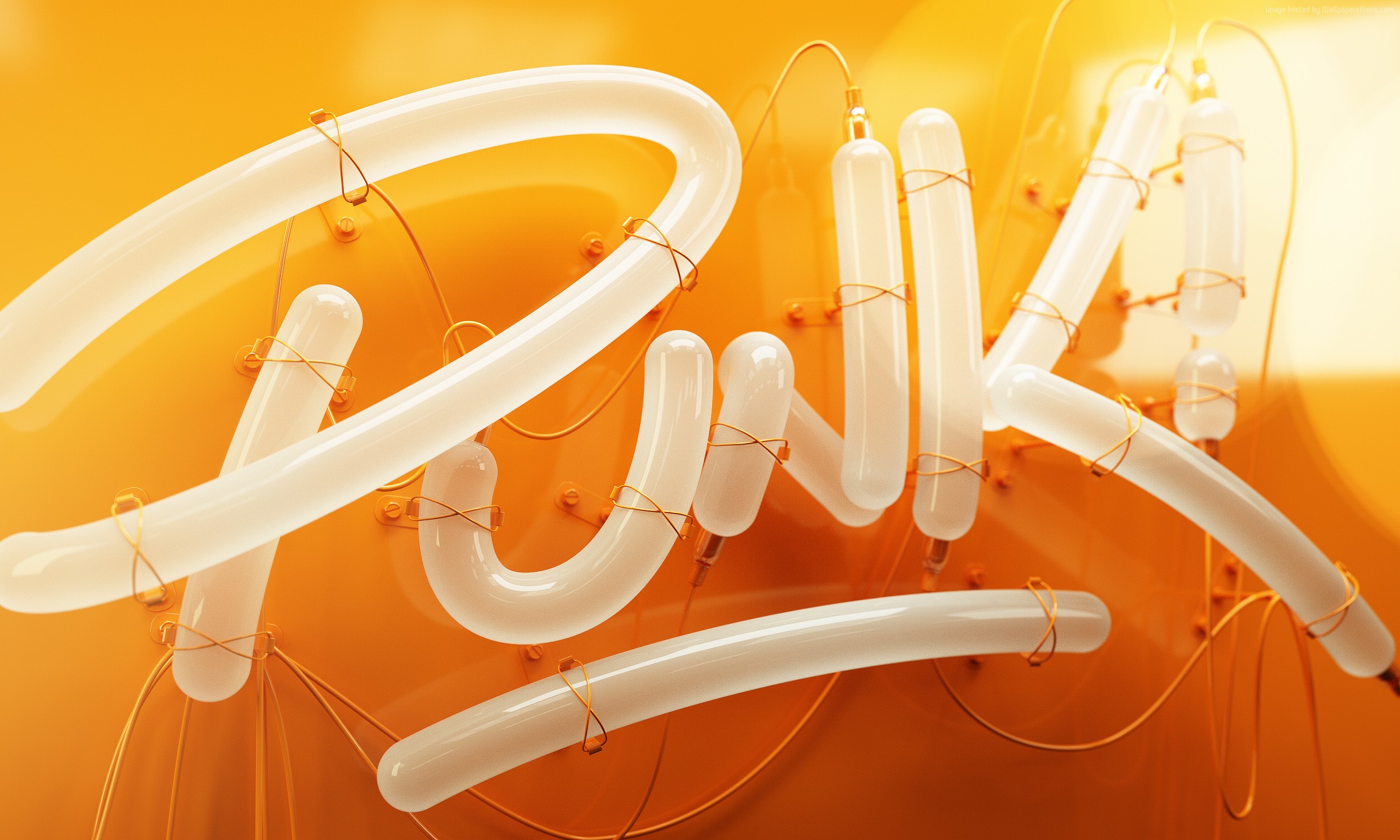 Punk 3D Typography HD Wallpaper